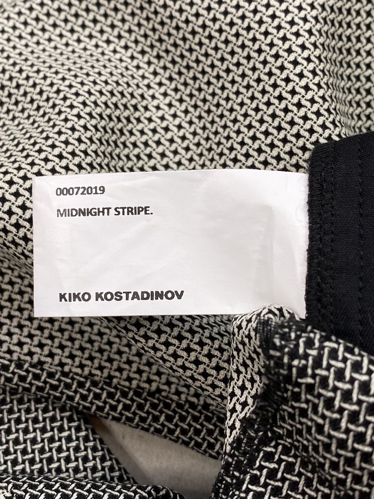 Kiko Kostadinov 2019 Kiko Kostadinov Midnight Stripe Rex Trousers Size US 34 / EU 50 - 9 Thumbnail