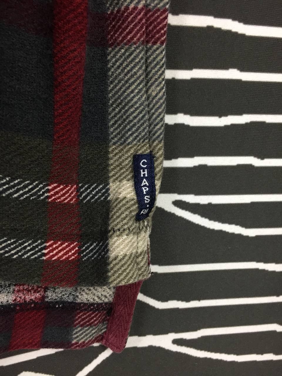Chaps Ralph Lauren Vtg 90s Chaps Ralph Lauren Plaid Oversized Polo Rugby Tee Size US M / EU 48-50 / 2 - 4 Thumbnail