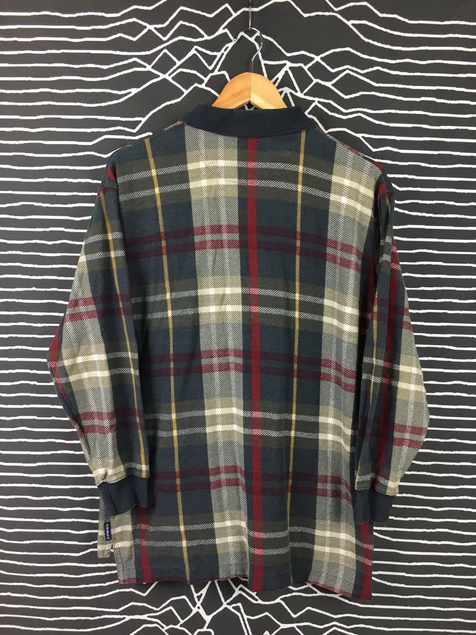 Chaps Ralph Lauren Vtg 90s Chaps Ralph Lauren Plaid Oversized Polo Rugby Tee Size US M / EU 48-50 / 2 - 7 Thumbnail