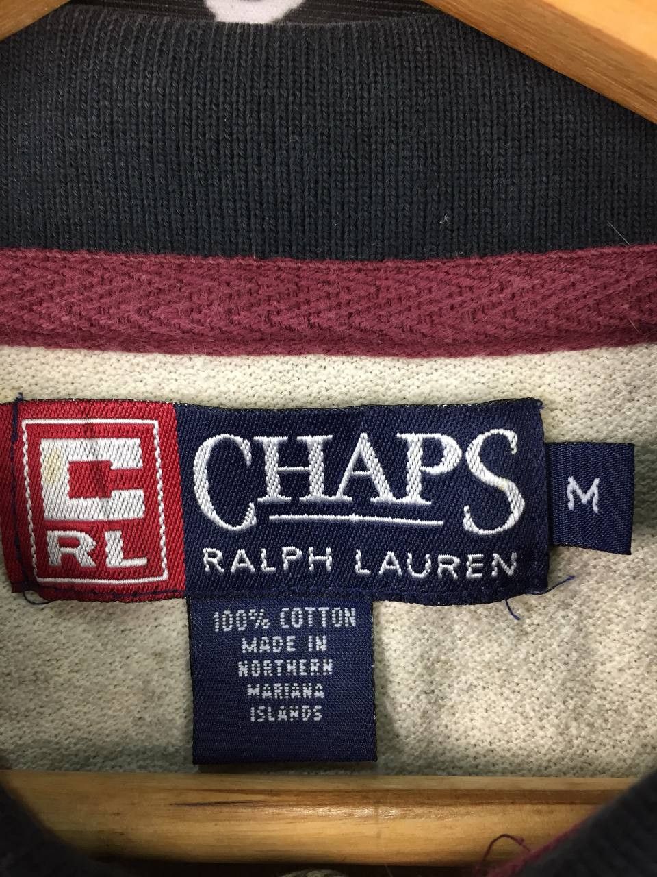 Chaps Ralph Lauren Vtg 90s Chaps Ralph Lauren Plaid Oversized Polo Rugby Tee Size US M / EU 48-50 / 2 - 6 Thumbnail