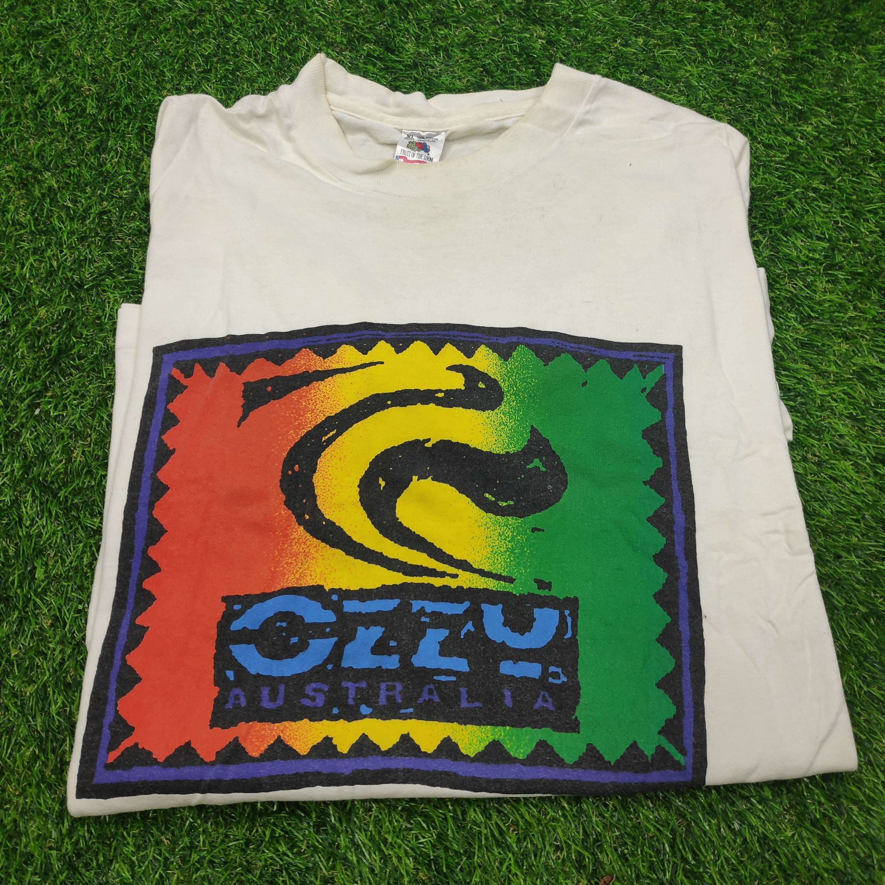 Vintage Vtg 90s Ozzy Australia Surf Wear Tshirt Size US XL / EU 56 / 4 - 3 Thumbnail