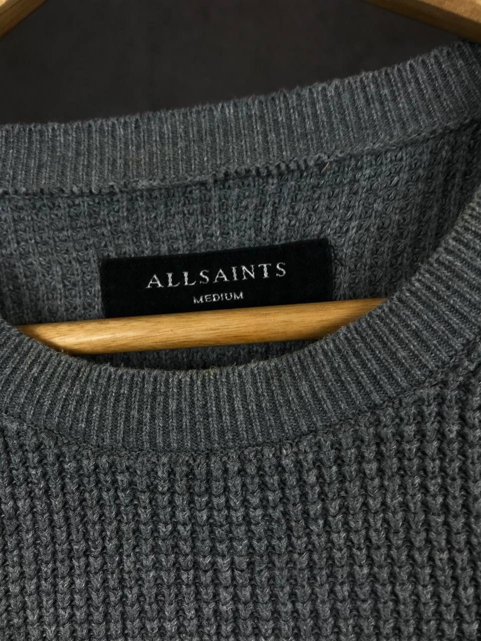 Allsaints Allsaints luxury streetwear gray sweater Size US M / EU 48-50 / 2 - 8 Thumbnail