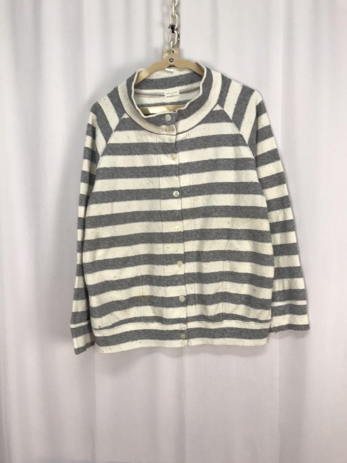 Japanese Brand × Tsumori Chisato Tsumori chisato sleep button up stripe shirt Size M / US 6-8 / IT 42-44 - 7 Thumbnail
