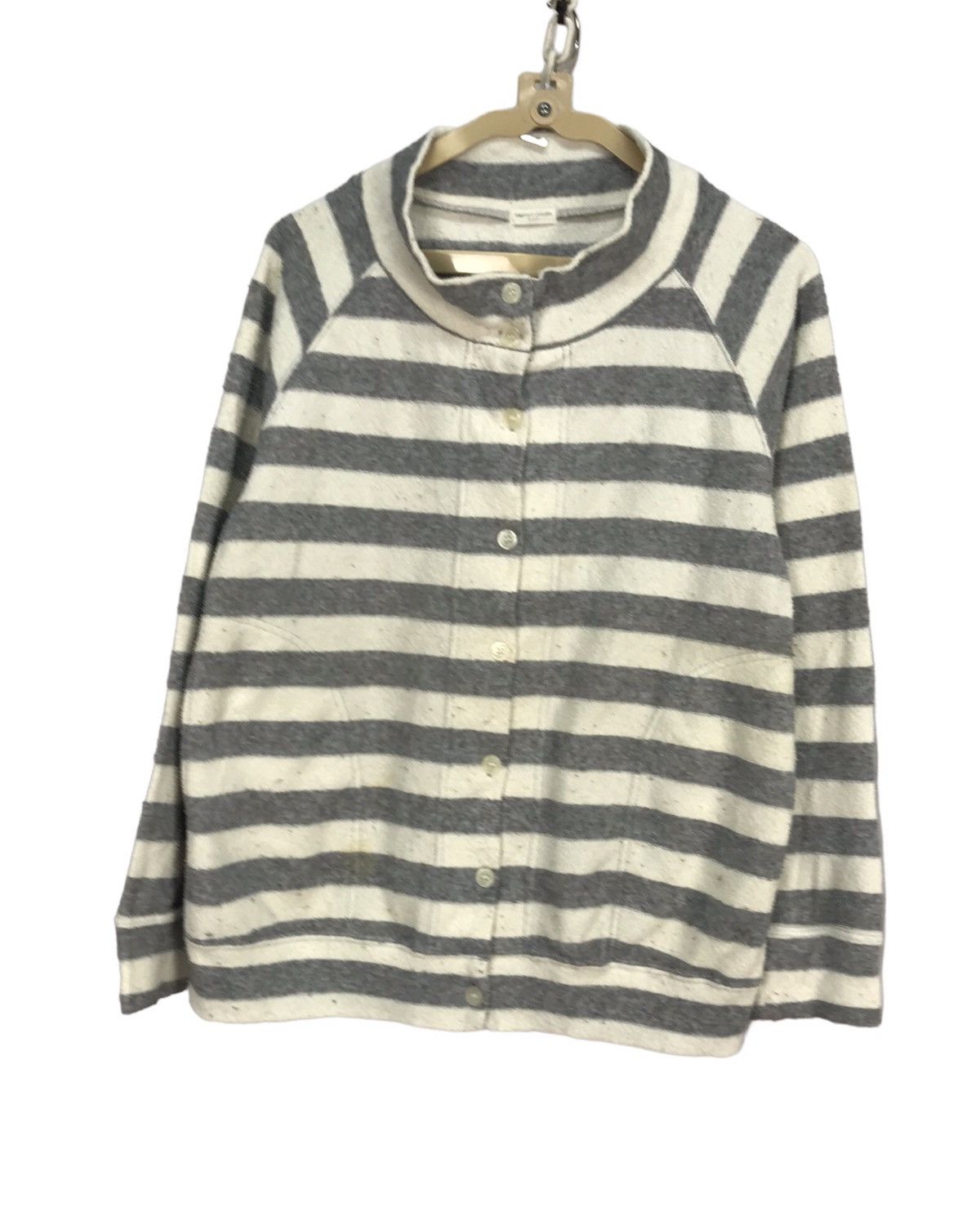 Japanese Brand × Tsumori Chisato Tsumori chisato sleep button up stripe shirt Size M / US 6-8 / IT 42-44 - 1 Thumbnail