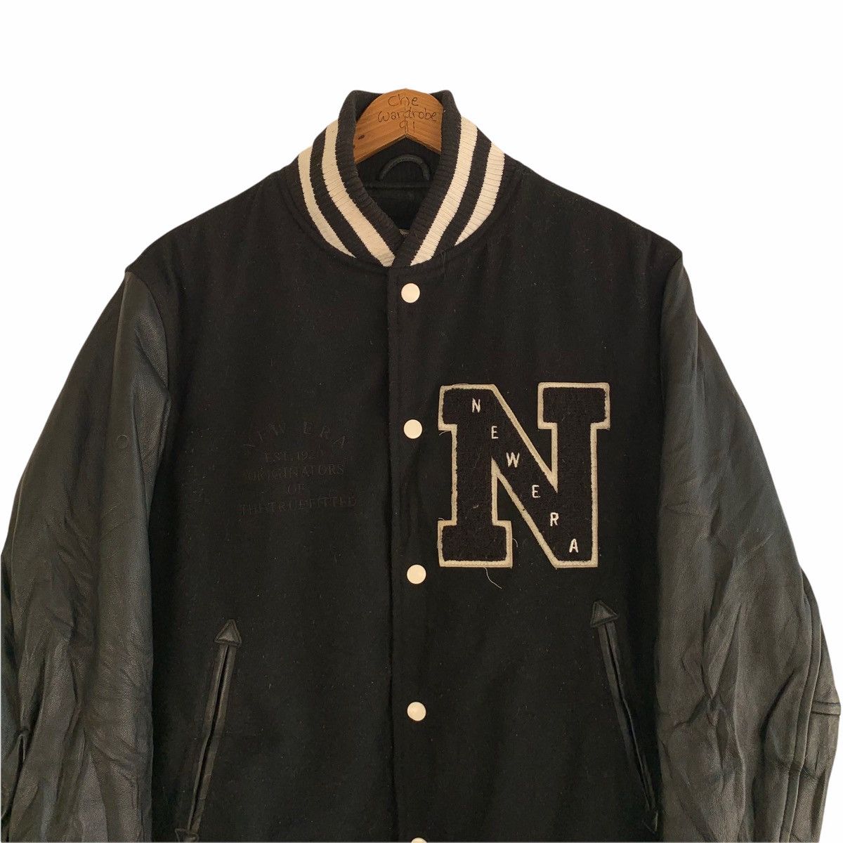 New Era New Era Varsity Jacket With Big ‘N’ Alphabet Size US M / EU 48-50 / 2 - 10 Thumbnail