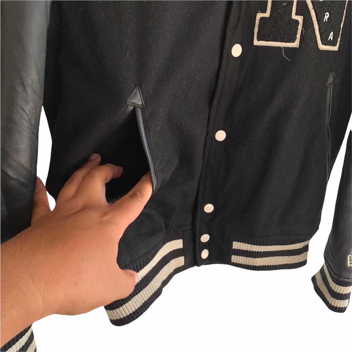New Era New Era Varsity Jacket With Big ‘N’ Alphabet Size US M / EU 48-50 / 2 - 15 Thumbnail