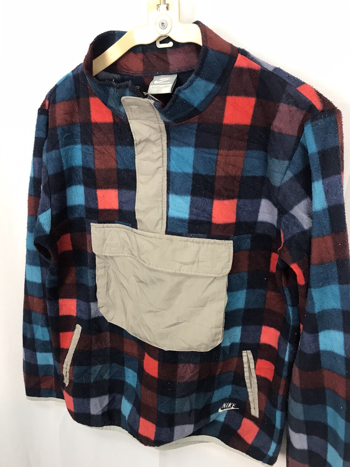Nike Nike fleece sweatshirt half snap button Size US S / EU 44-46 / 1 - 6 Thumbnail