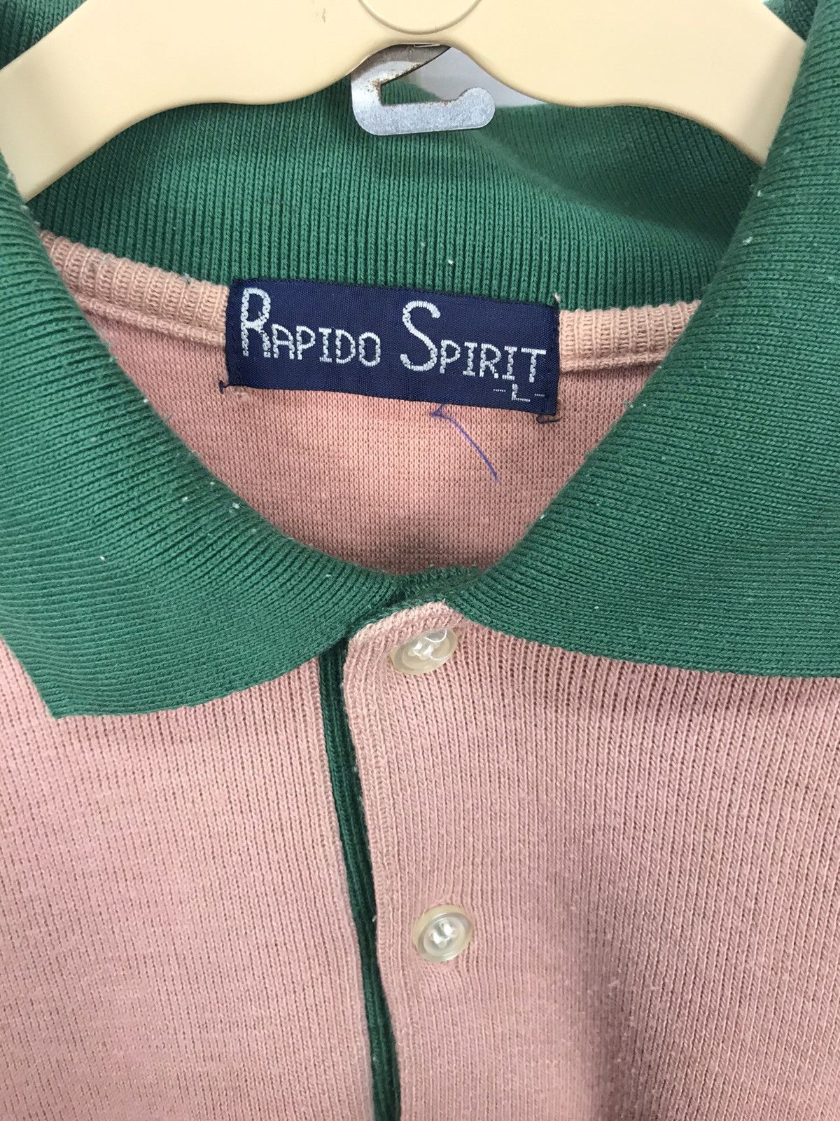 Japanese Brand Vintage Rapido spirit half button sweatshirt Size US M / EU 48-50 / 2 - 3 Thumbnail