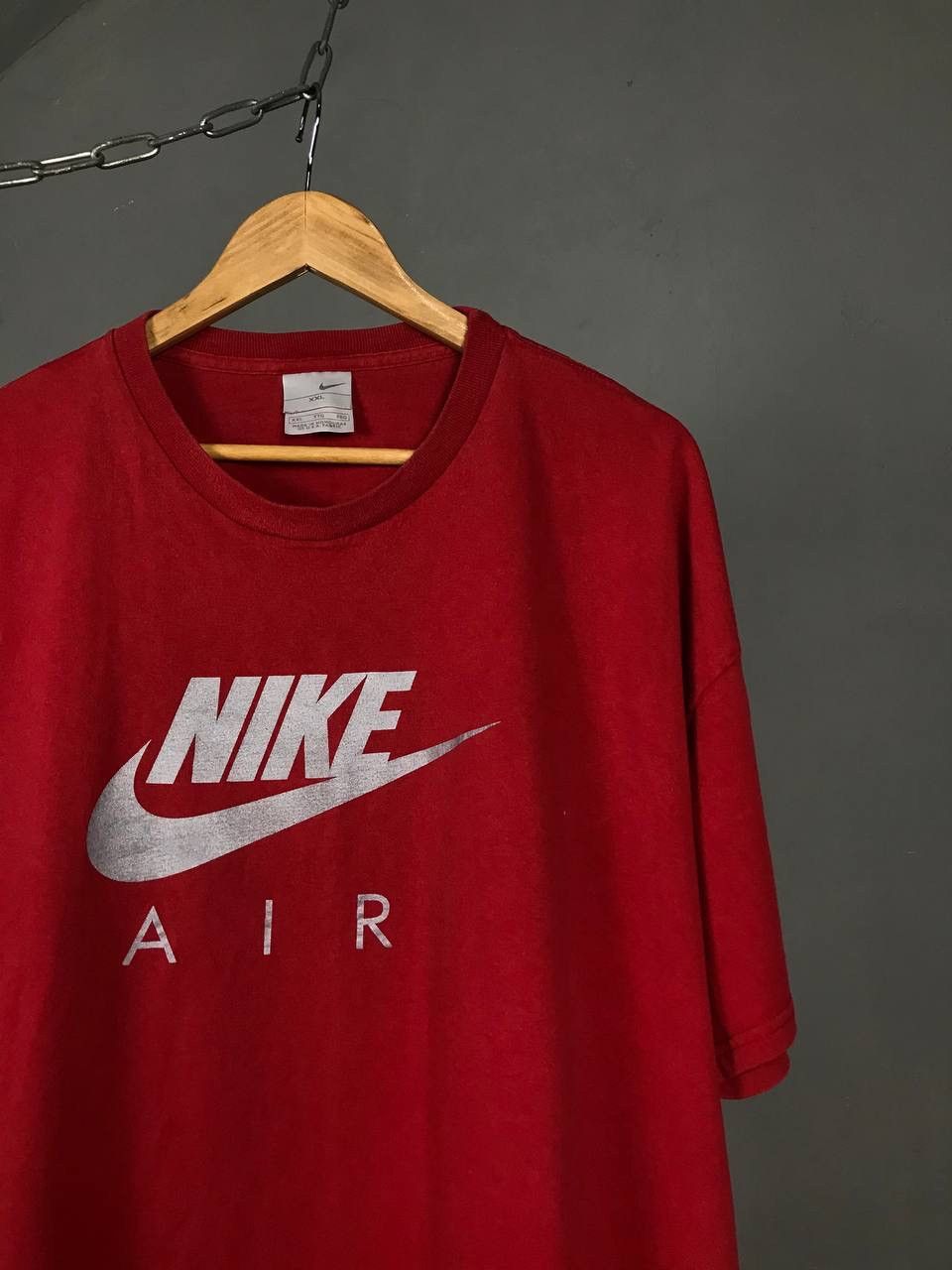 Nike Nike Air swoosh streetwear vintage center logo tee Size US XXL / EU 58 / 5 - 2 Thumbnail