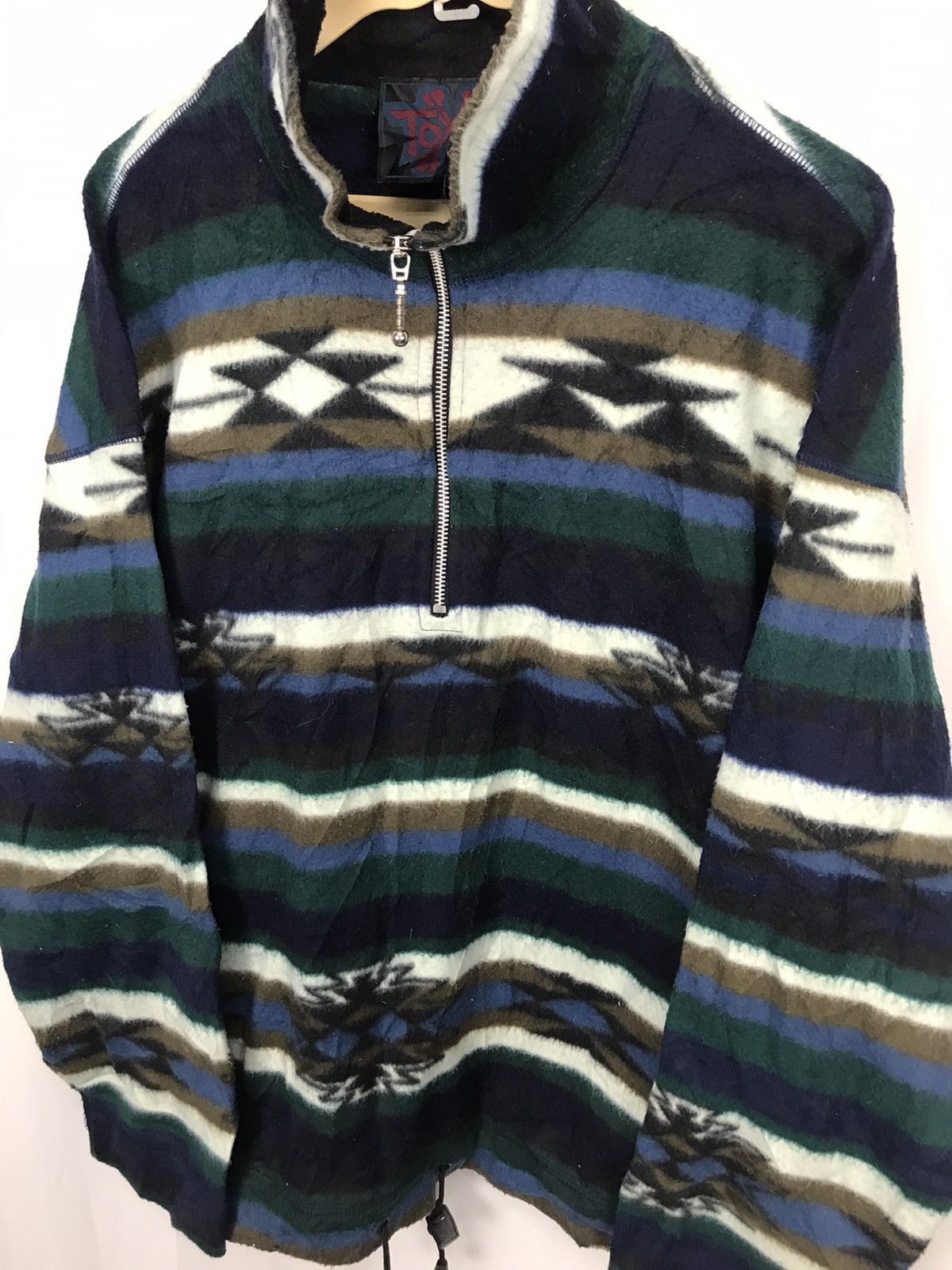 Other Printed fleece sweatshirt half zipper by toxic Size US L / EU 52-54 / 3 - 6 Thumbnail