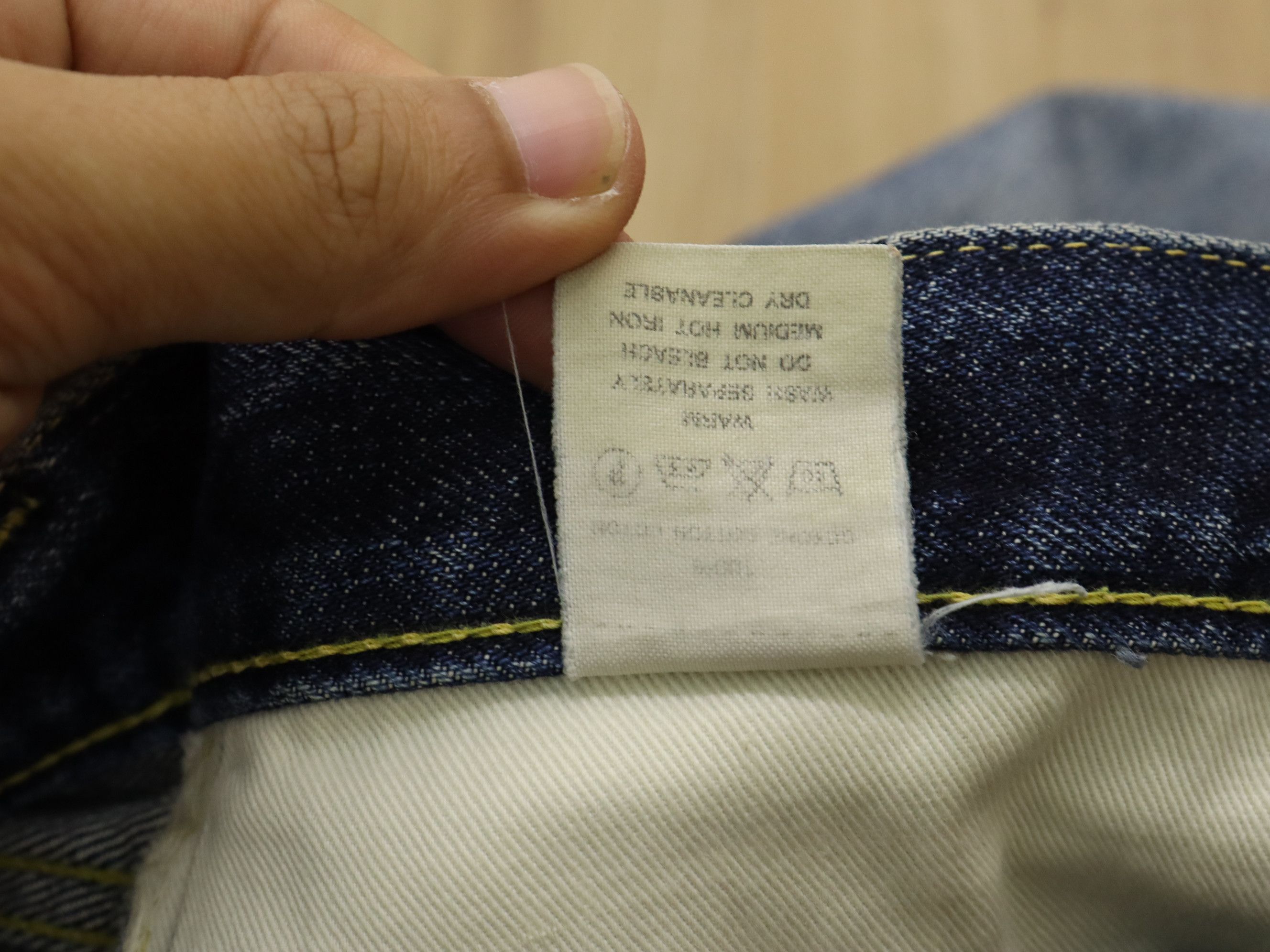 Kapital KAPITAL Selvedge Rare Denim Fly Button Jean Pant Size US 31 - 19 Thumbnail