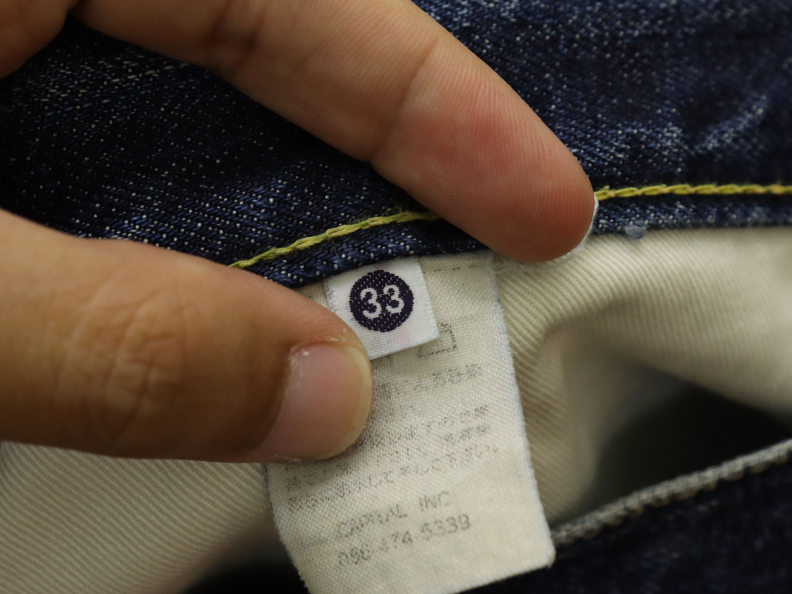 Kapital KAPITAL Selvedge Rare Denim Fly Button Jean Pant Size US 31 - 20 Thumbnail