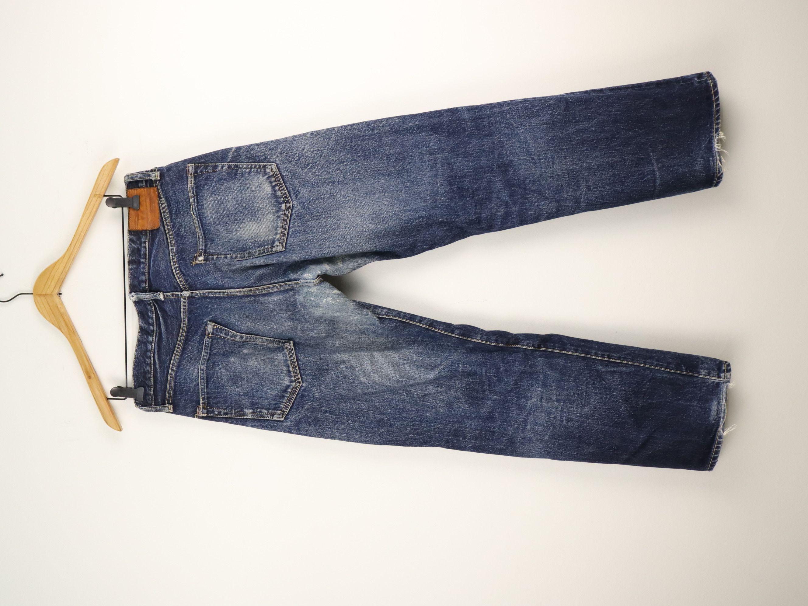 Kapital KAPITAL Selvedge Rare Denim Fly Button Jean Pant Size US 31 - 4 Thumbnail