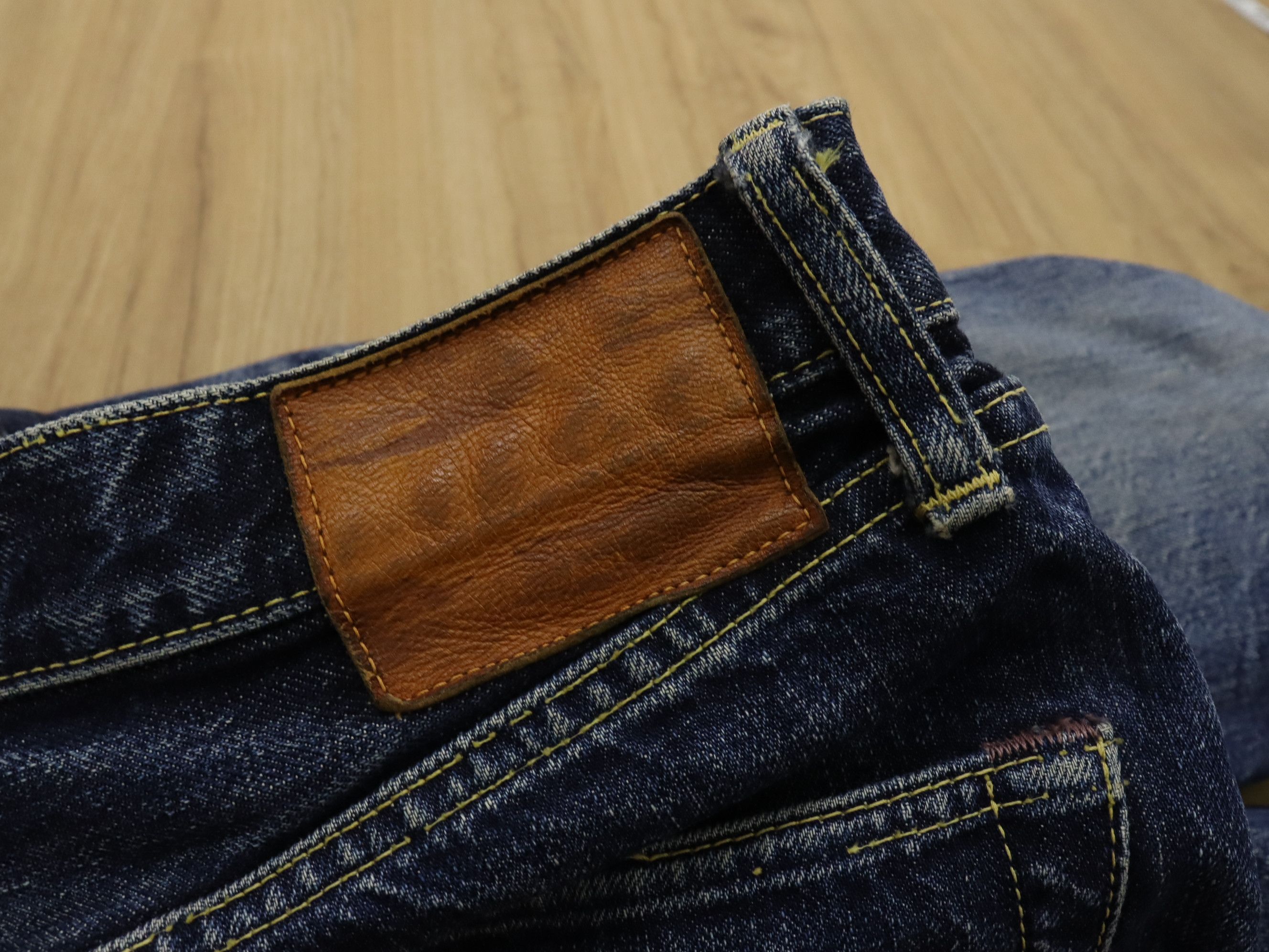 Kapital KAPITAL Selvedge Rare Denim Fly Button Jean Pant Size US 31 - 18 Thumbnail