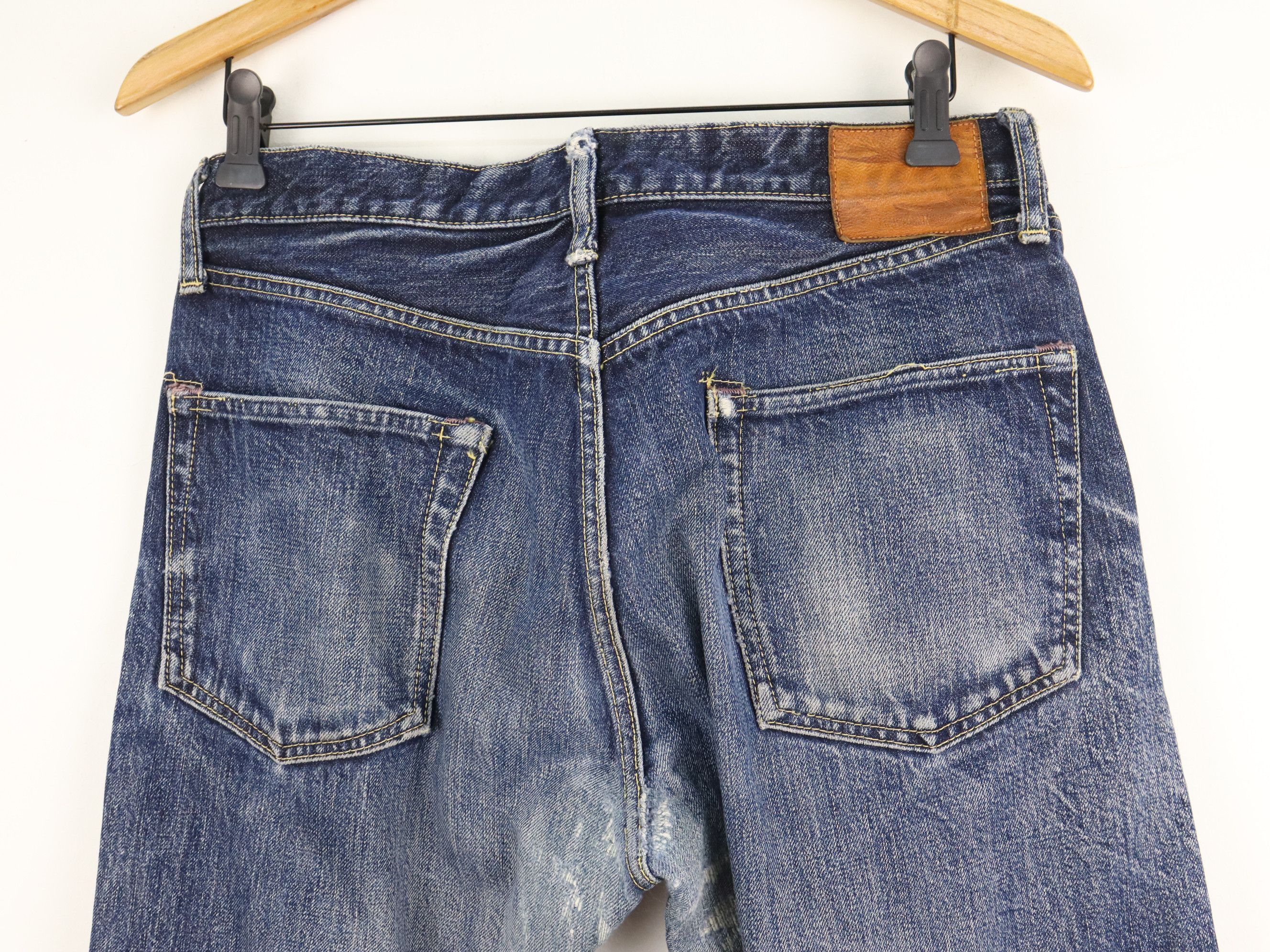 Kapital KAPITAL Selvedge Rare Denim Fly Button Jean Pant Size US 31 - 8 Thumbnail