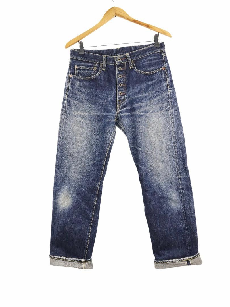 Kapital KAPITAL Selvedge Rare Denim Fly Button Jean Pant Size US 31 - 1 Thumbnail
