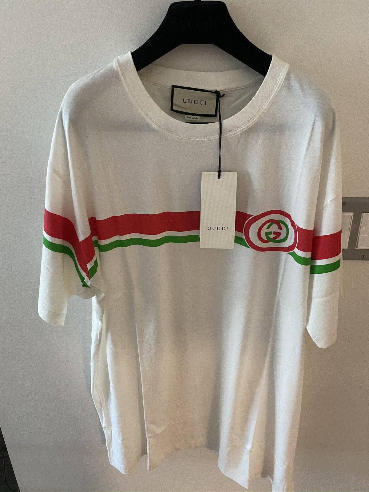 Gucci Super Limited Runway Interlocking G Logo Tee Shirt Brand New Size US M / EU 48-50 / 2 - 3 Thumbnail