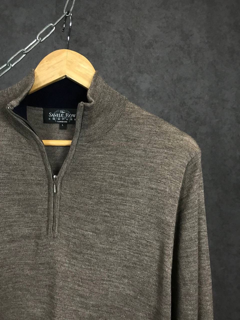 Savile Row Savile Row designer luxury wool 1/4 zip sweater Size US L / EU 52-54 / 3 - 2 Thumbnail