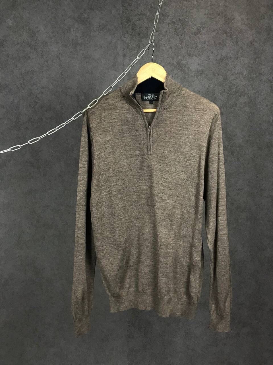 Savile Row Savile Row designer luxury wool 1/4 zip sweater Size US L / EU 52-54 / 3 - 1 Thumbnail