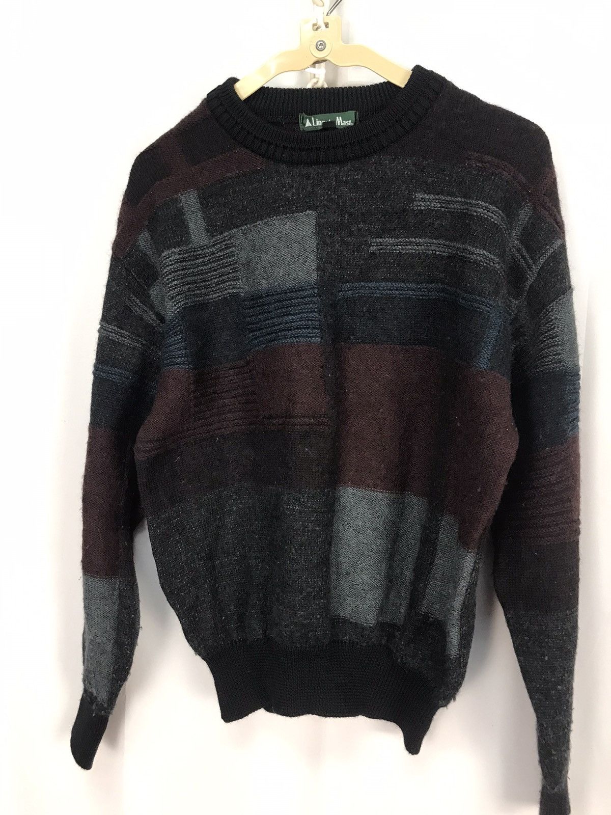 Japanese Brand × Vintage Vintage Lincoln mast wool knit sweatshirt Size US M / EU 48-50 / 2 - 6 Thumbnail