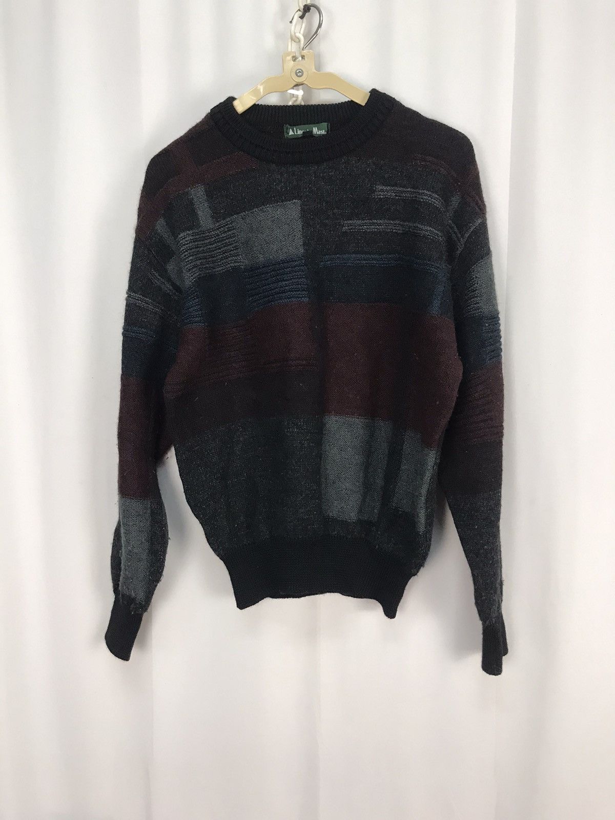 Japanese Brand × Vintage Vintage Lincoln mast wool knit sweatshirt Size US M / EU 48-50 / 2 - 7 Thumbnail
