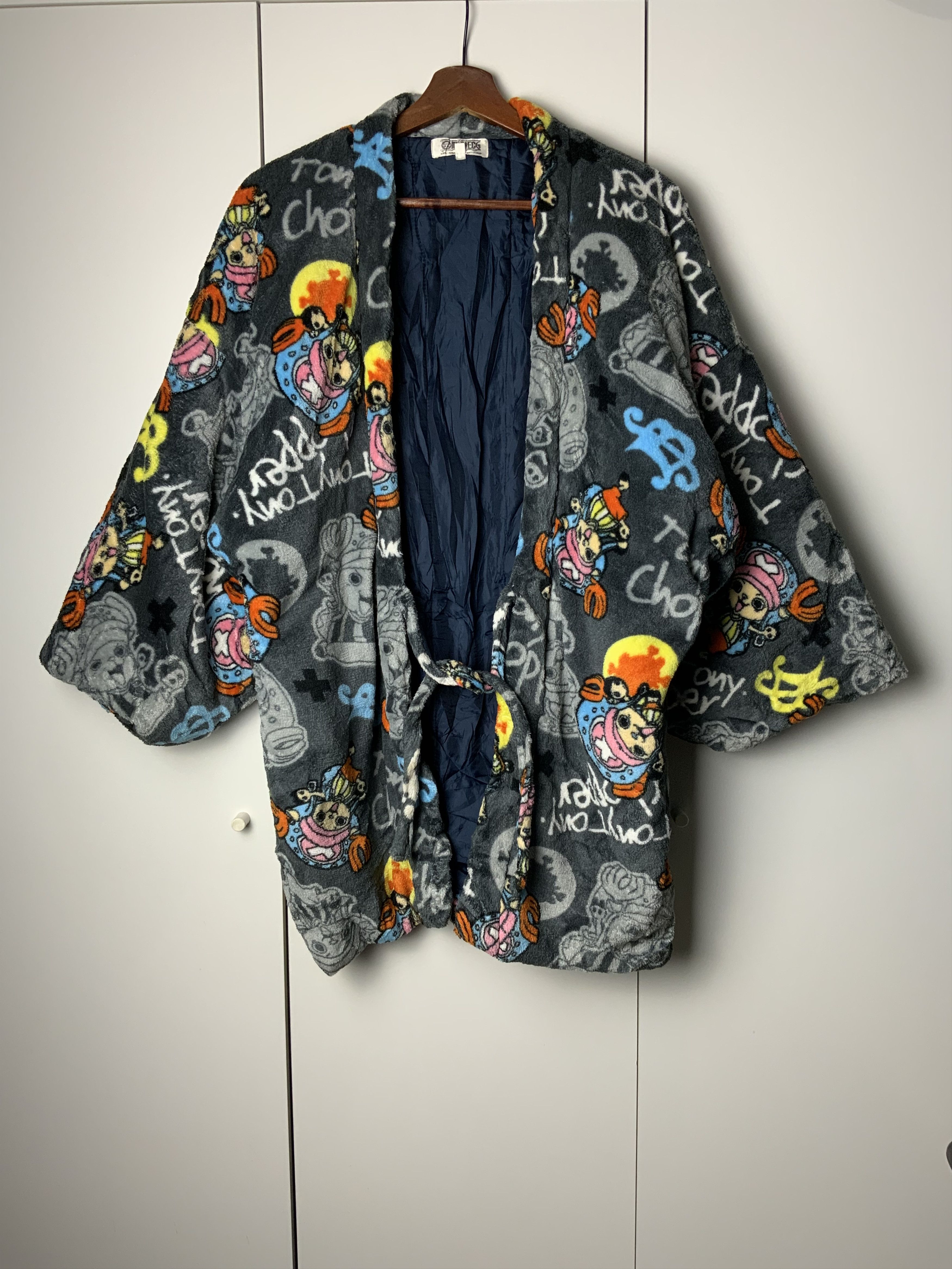 image of Kimono Japan Dragon x One Piece Tony Chooper Full Printed Avant Garde Kimono, Men's (Size XL)