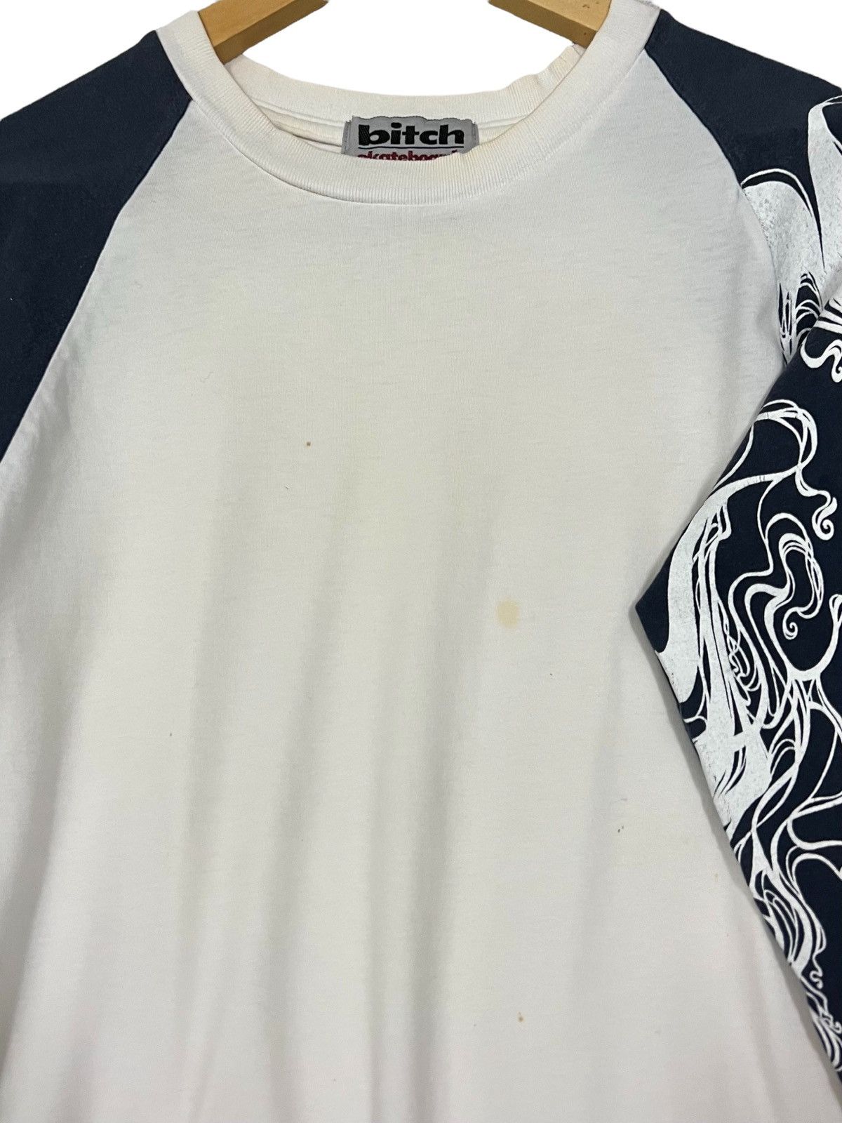 Vintage × Welcome Skateboards 🔥HOT ITEMS🔥VINTAGE 90s BITCH SKATEBOARD ART LONGSLEEVE Size US S / EU 44-46 / 1 - 5 Thumbnail
