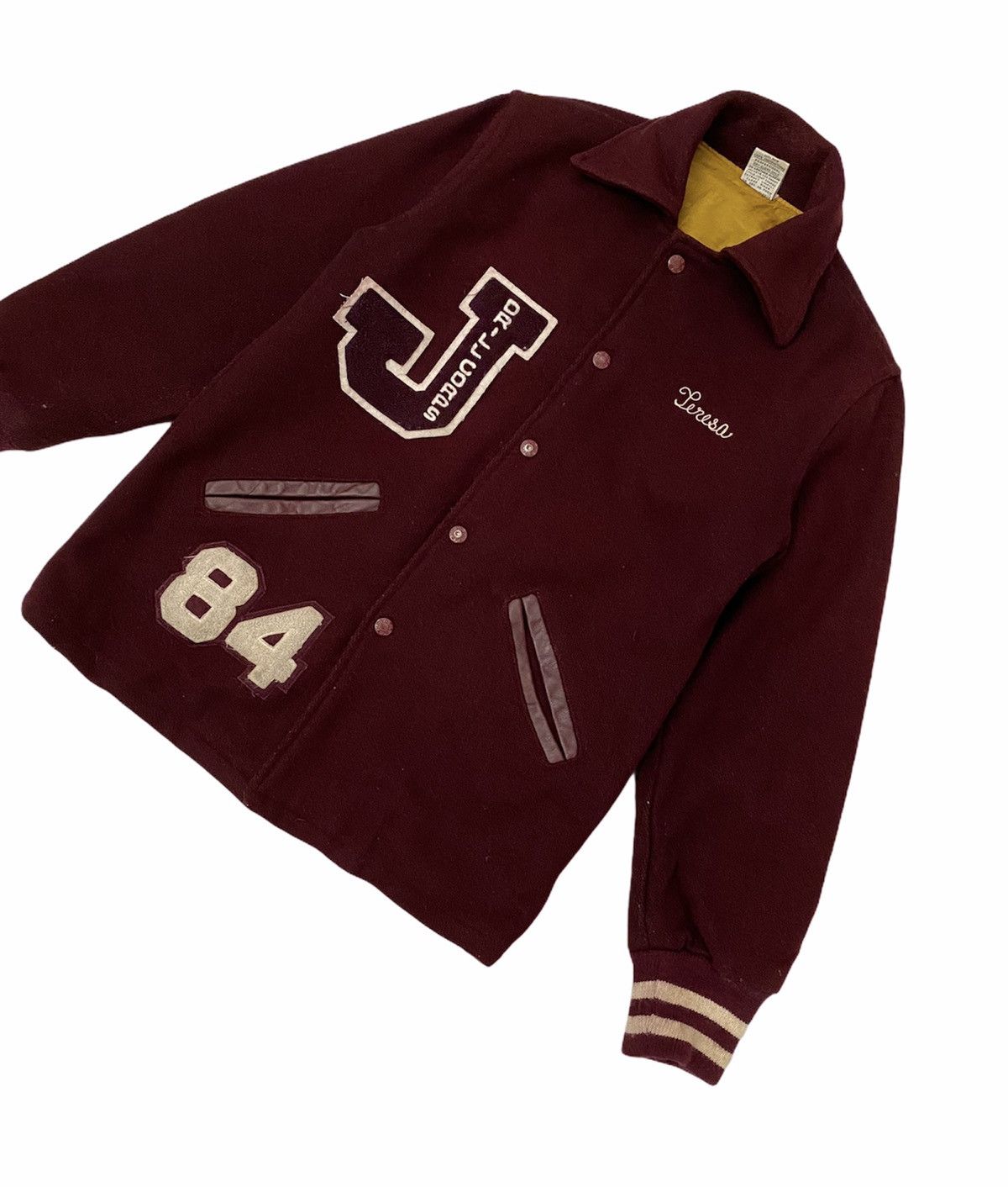 Vintage Vintage 80s Kaye Bros Varsity Jacket Size US S / EU 44-46 / 1 - 2 Thumbnail