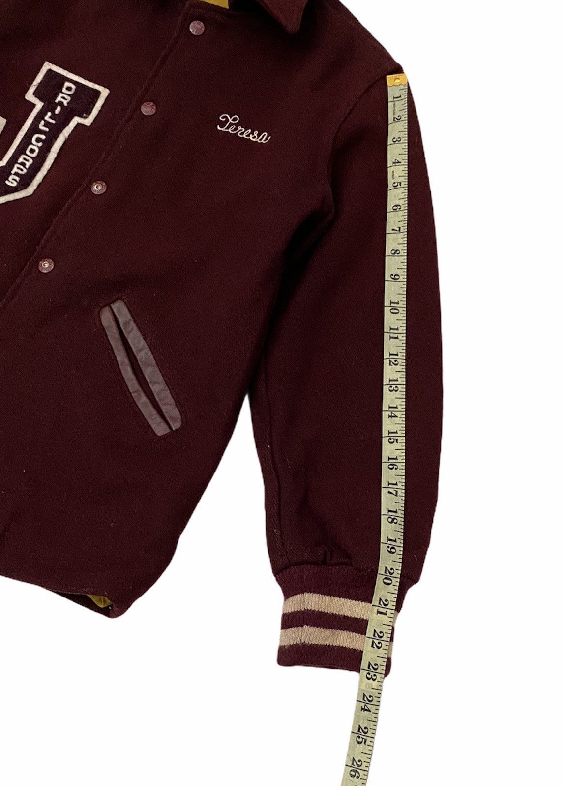 Vintage Vintage 80s Kaye Bros Varsity Jacket Size US S / EU 44-46 / 1 - 12 Thumbnail