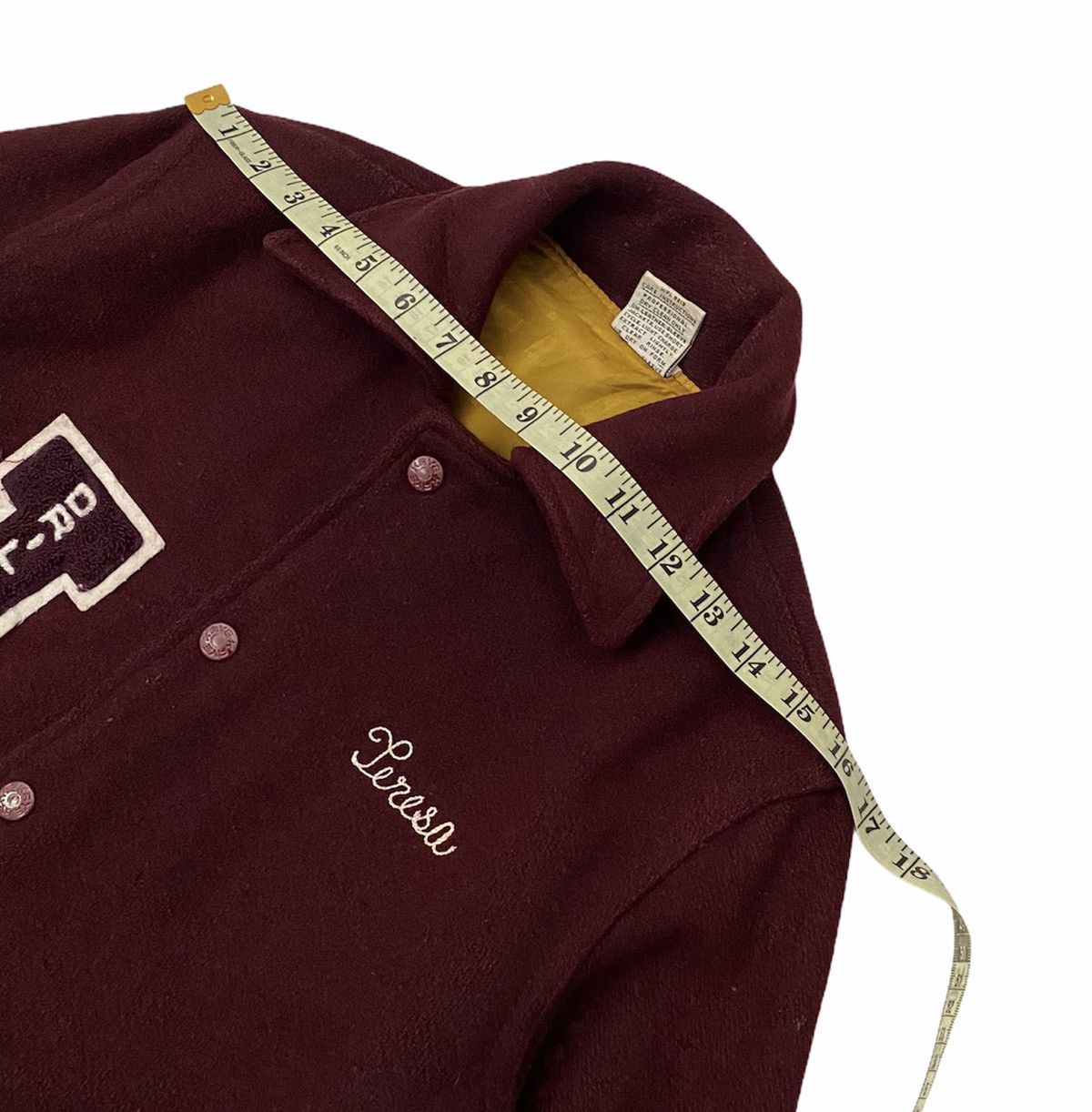 Vintage Vintage 80s Kaye Bros Varsity Jacket Size US S / EU 44-46 / 1 - 11 Thumbnail