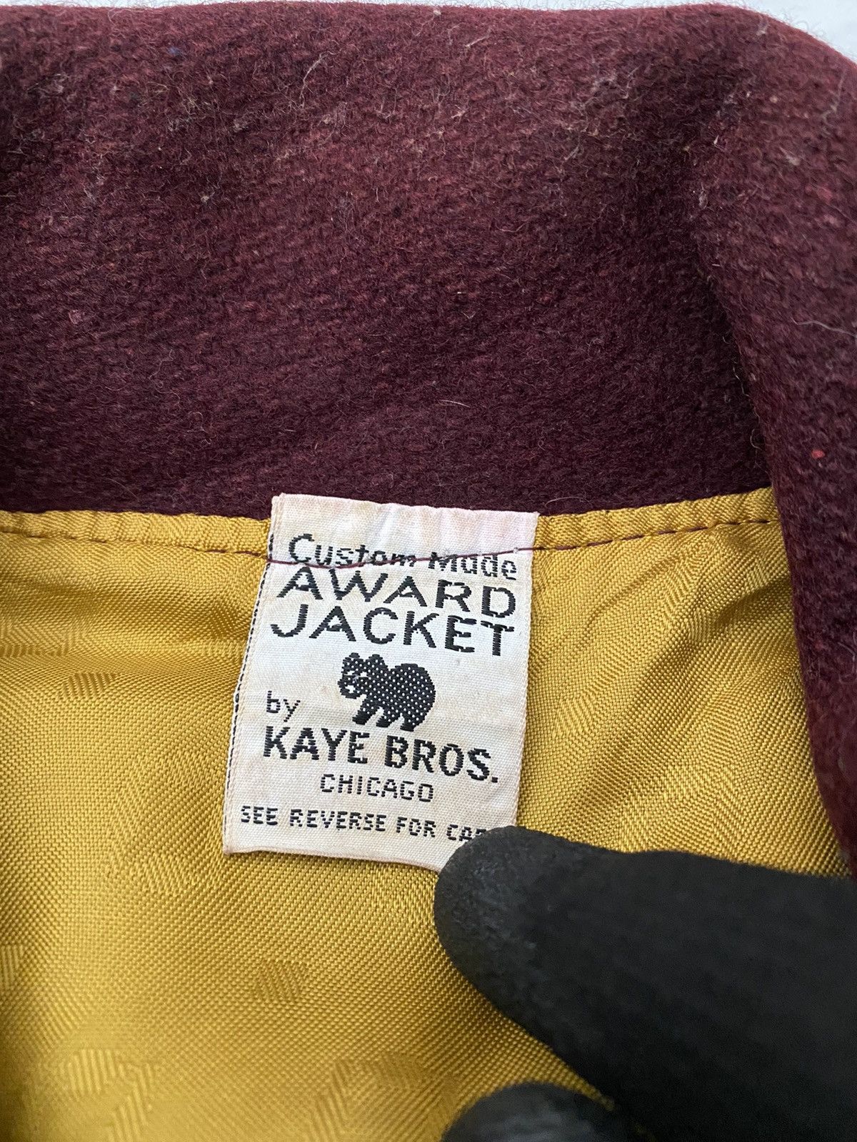 Vintage Vintage 80s Kaye Bros Varsity Jacket Size US S / EU 44-46 / 1 - 13 Thumbnail