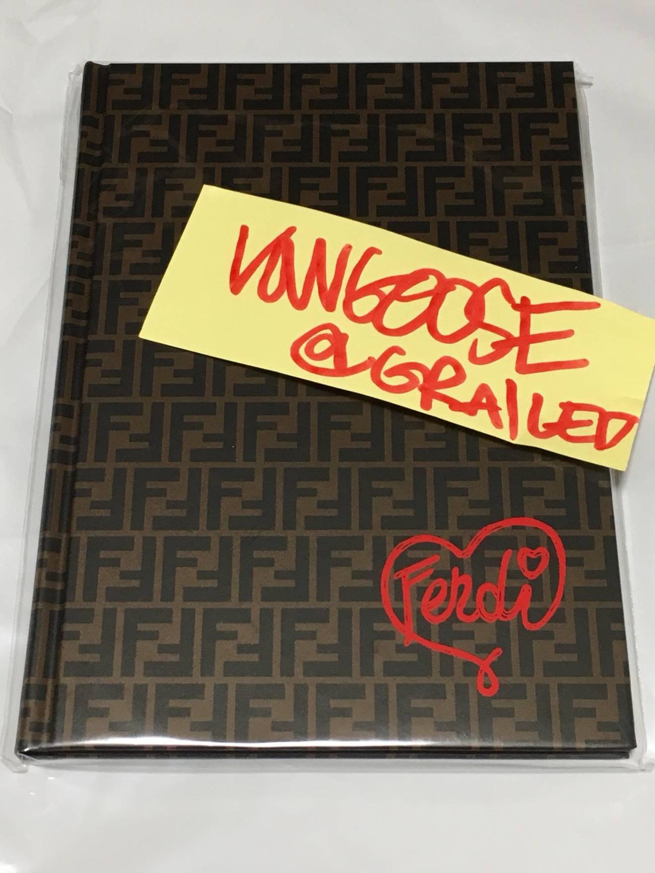 Fendi 🎁 Fendi Logo Notebook Monogram Journal Stationary Size ONE SIZE - 2 Thumbnail