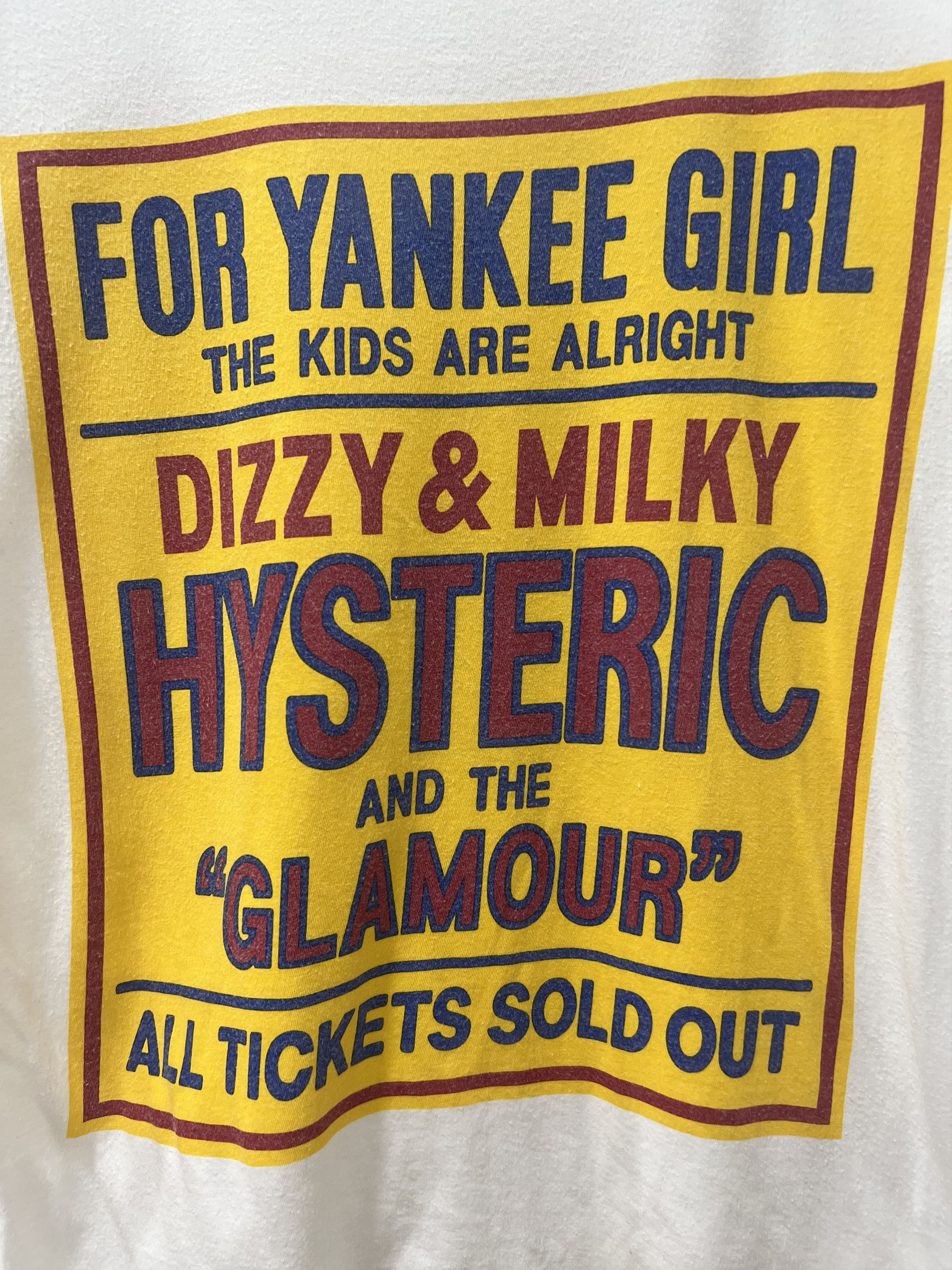 Hysteric Glamour For Yankee Girl Hysteric Glamour Tee Size US S / EU 44-46 / 1 - 6 Thumbnail