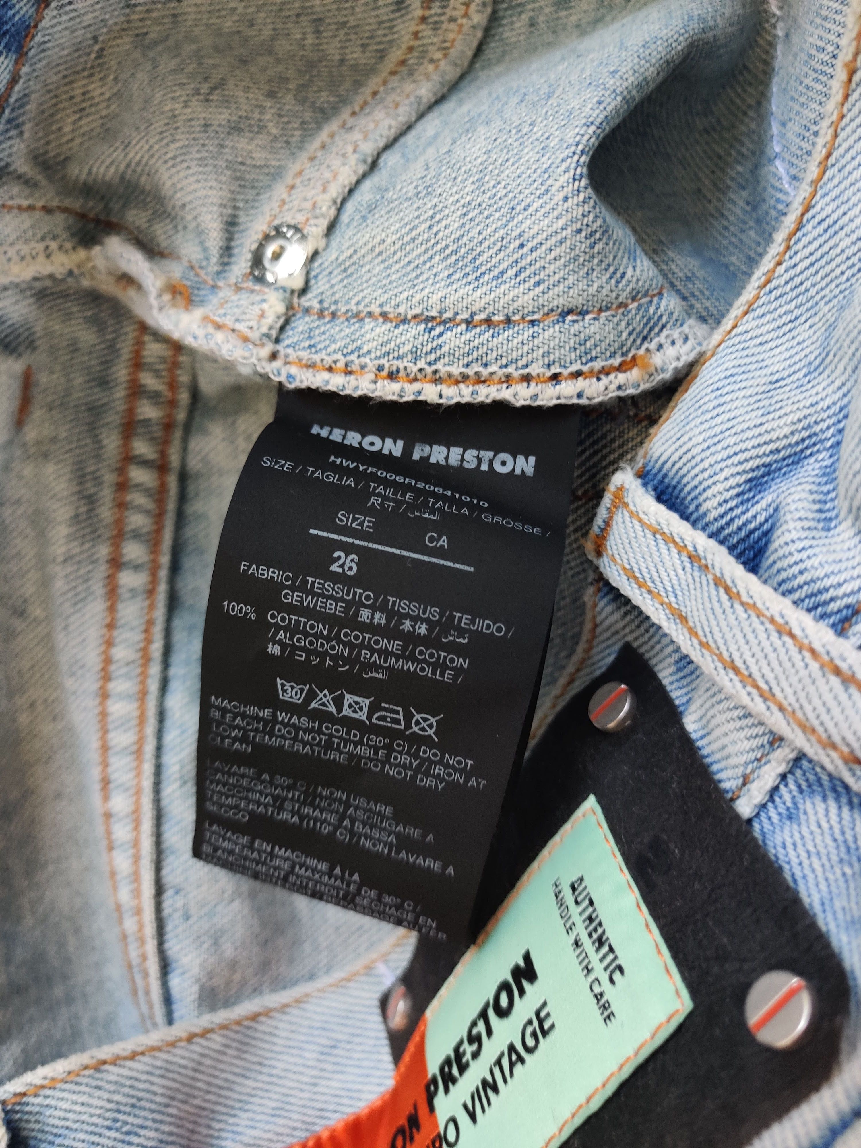 Heron Preston ⚡️QUICK SALE⚡️ Heron Preston x Sami Miro Split Denim Skirt Size 26" / US 2 / IT 38 - 7 Thumbnail