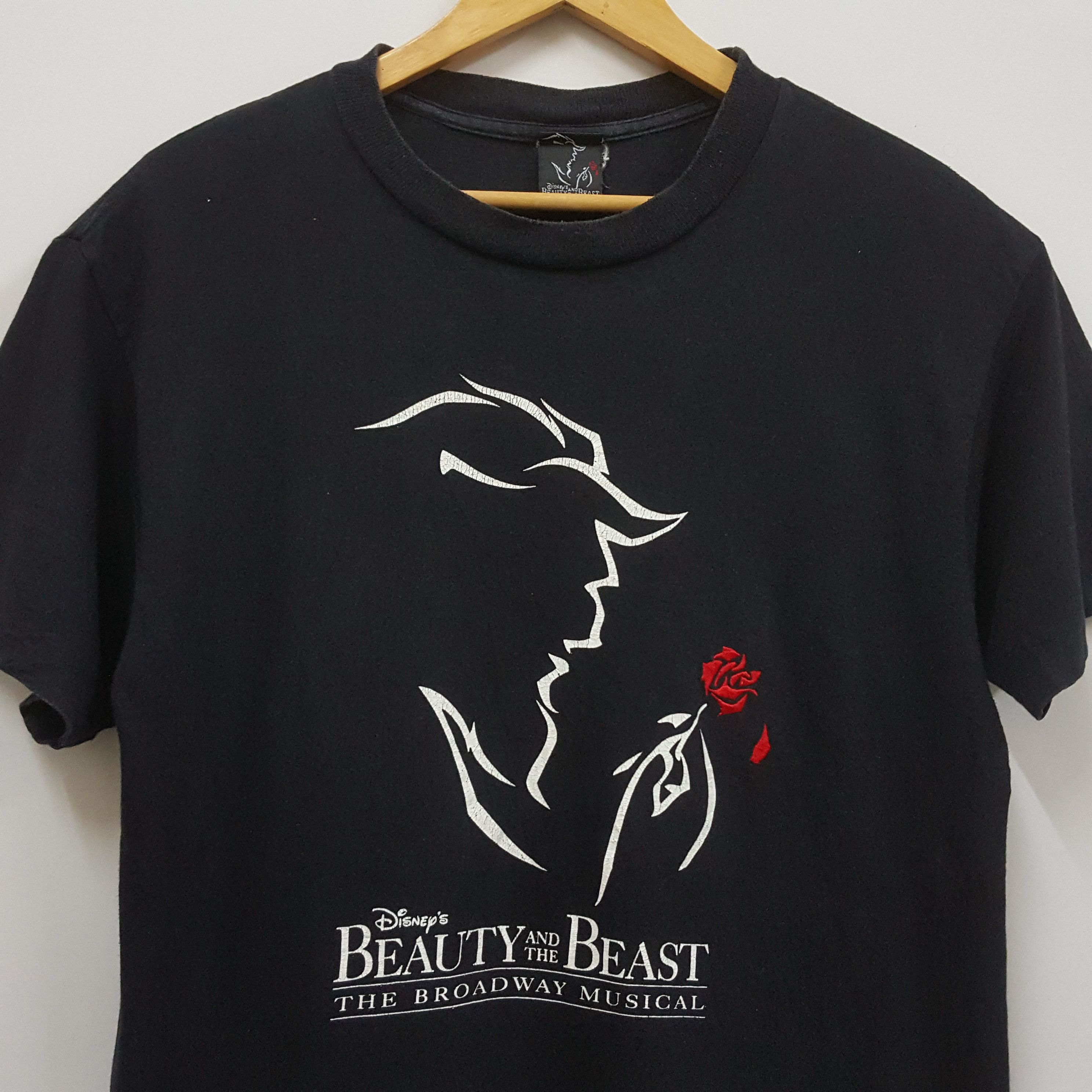 Disney × Vintage Vintage Beauty And The Beast The Broadway Musical t-shirt Size US M / EU 48-50 / 2 - 5 Thumbnail