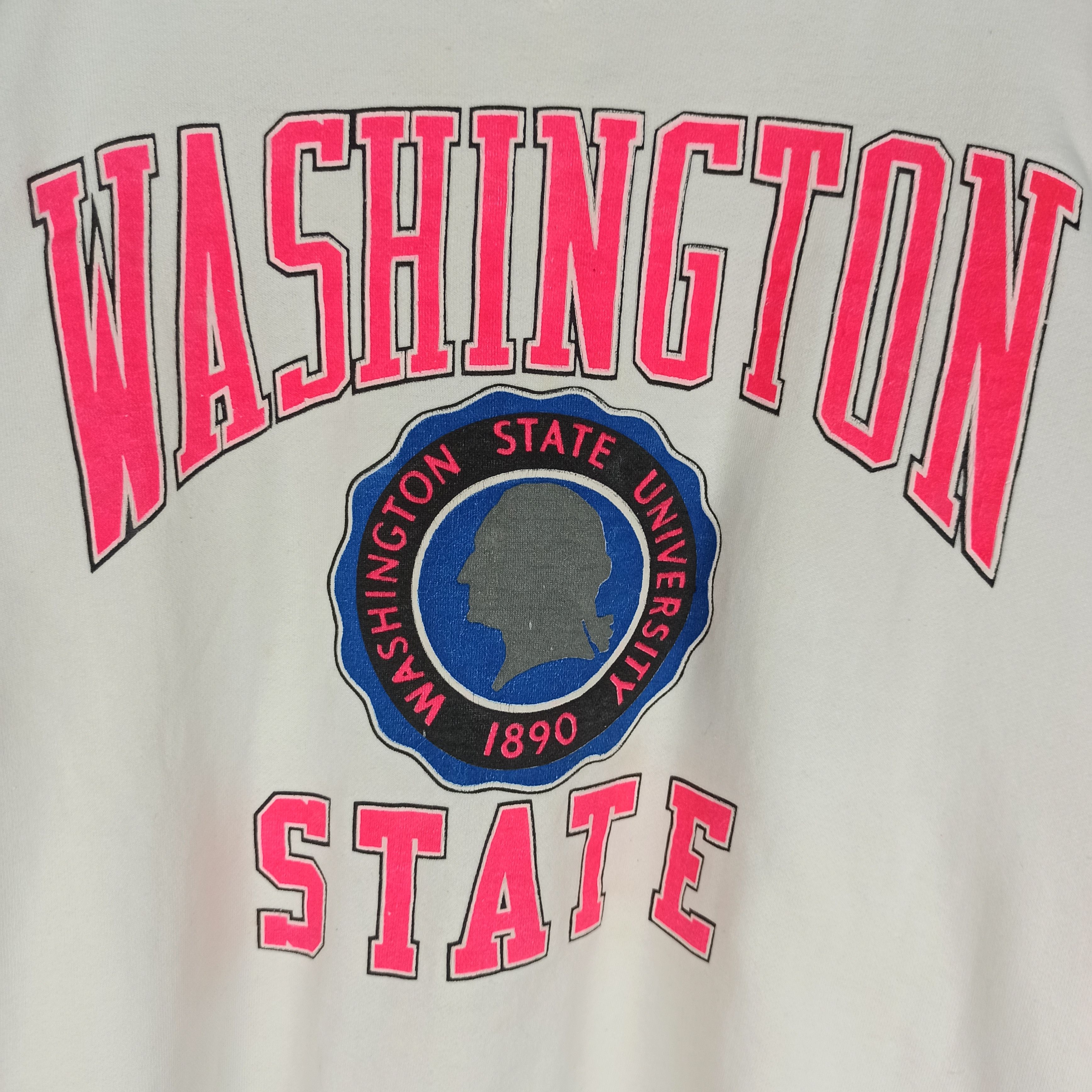 Vintage 🔥Vintage🔥 90s Washington State University Sweatshirt Size US M / EU 48-50 / 2 - 2 Thumbnail