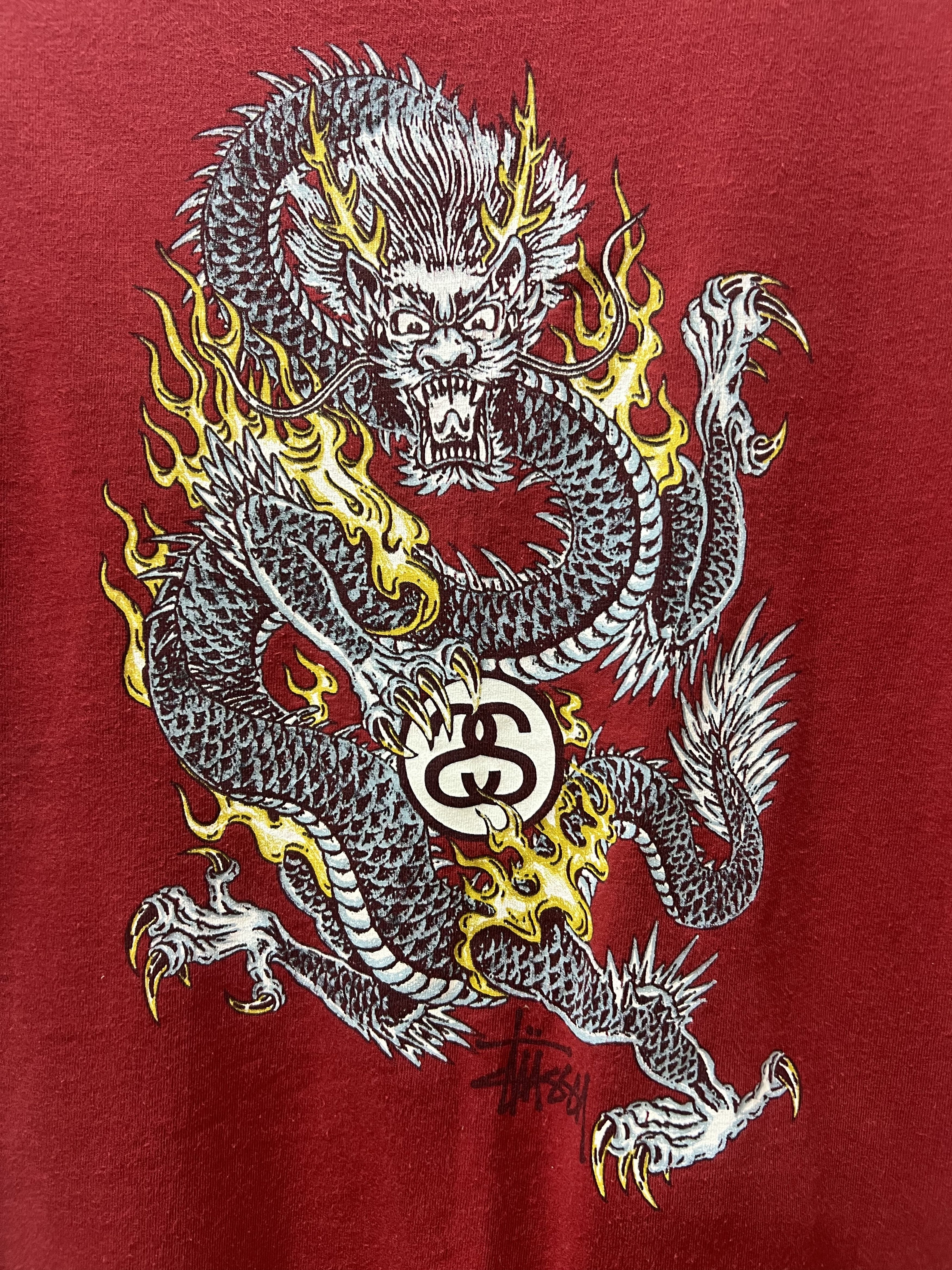Stussy Vintage Stussy Dragon Made in USA Tee Size US S / EU 44-46 / 1 - 12 Thumbnail