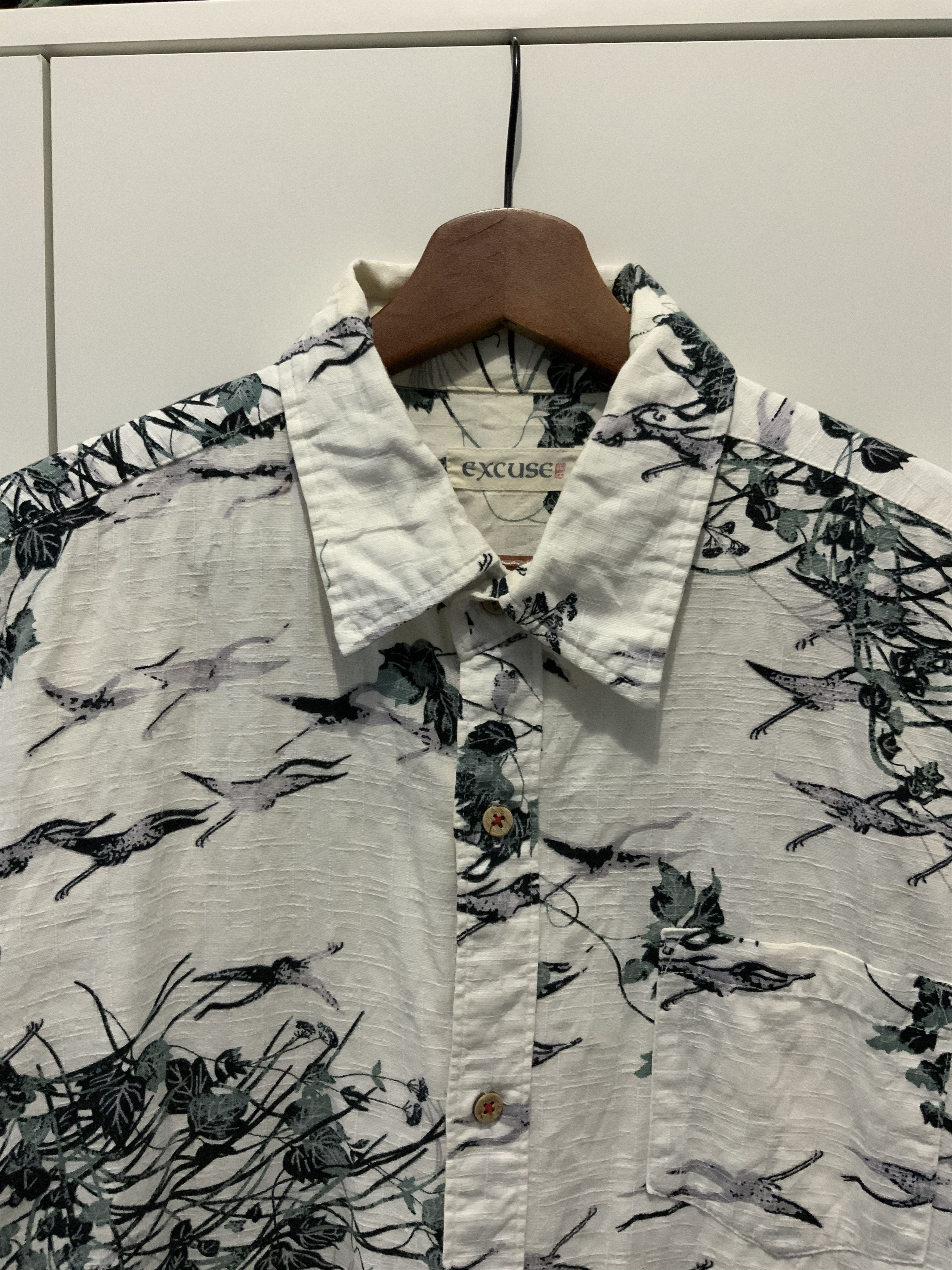 If Six Was Nine Excuse Camp Collar Shirt Size US L / EU 52-54 / 3 - 6 Thumbnail