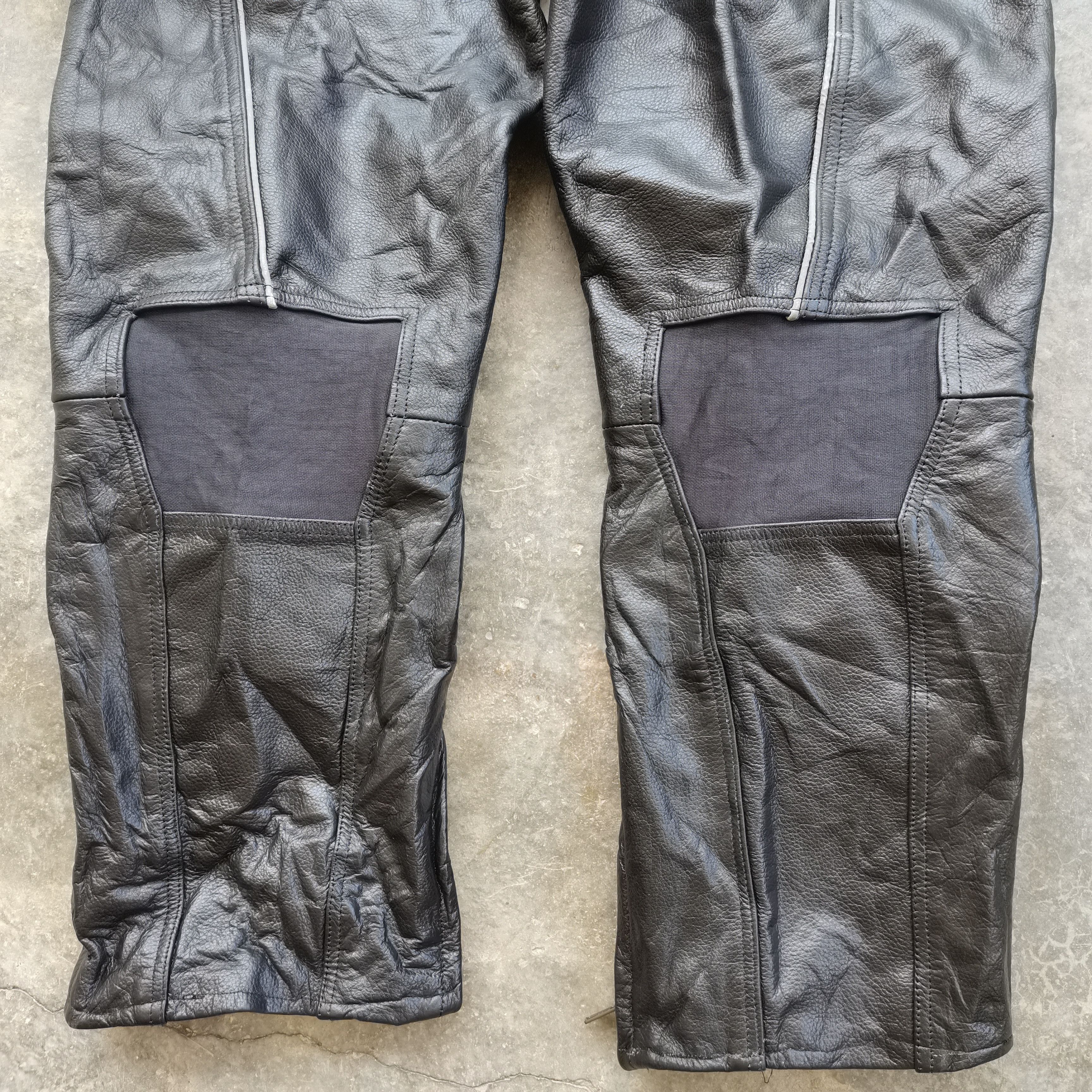 Genuine Leather × Japanese Brand Offer🔥Vintage The VERDY Genuine Leather Rider Pants Size US 33 - 8 Thumbnail