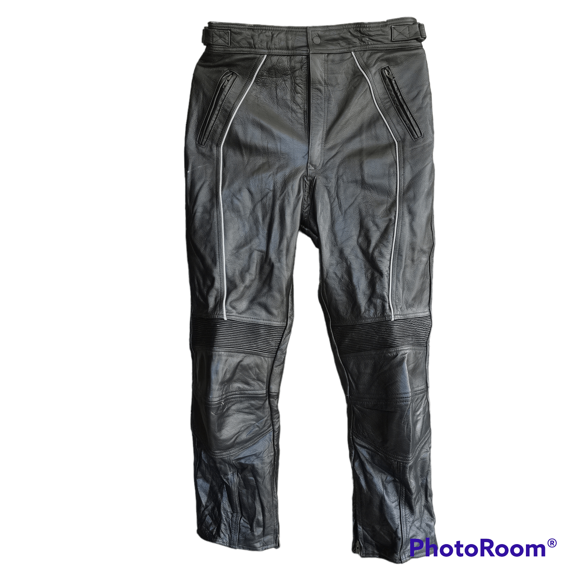 Genuine Leather × Japanese Brand Offer🔥Vintage The VERDY Genuine Leather Rider Pants Size US 33 - 1 Thumbnail