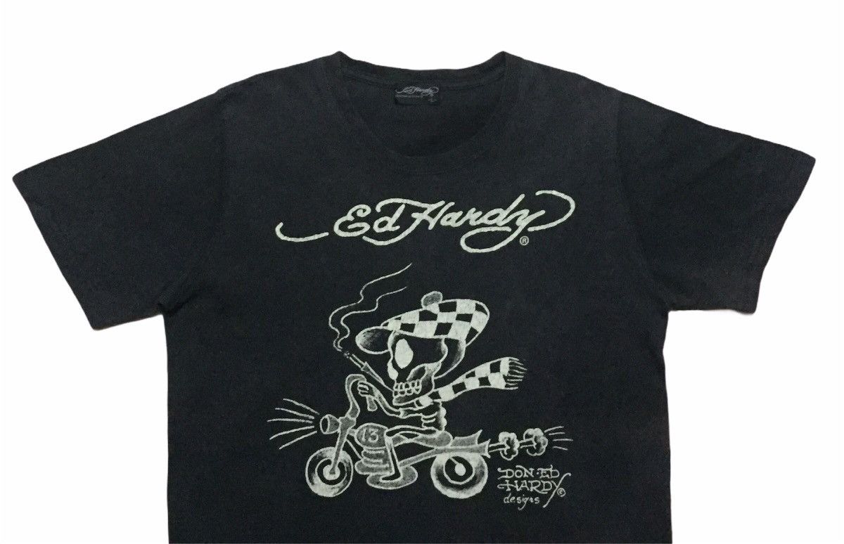 Christian Audigier Don Ed Hardy Skull tattoo Graphic Tee Size US L / EU 52-54 / 3 - 2 Thumbnail
