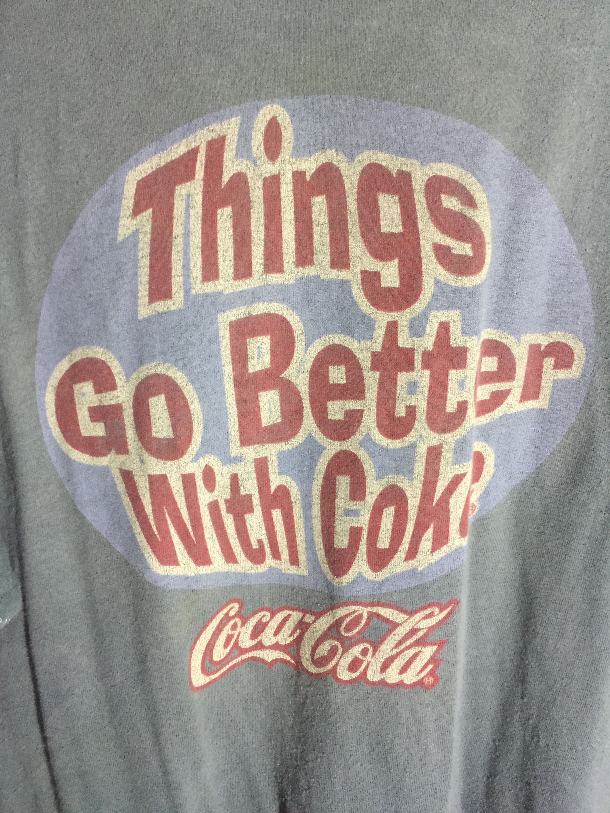 Coca Cola VIntage Coca Cola Coke Rusty Fade Single Stitch Tee Size US M / EU 48-50 / 2 - 6 Thumbnail
