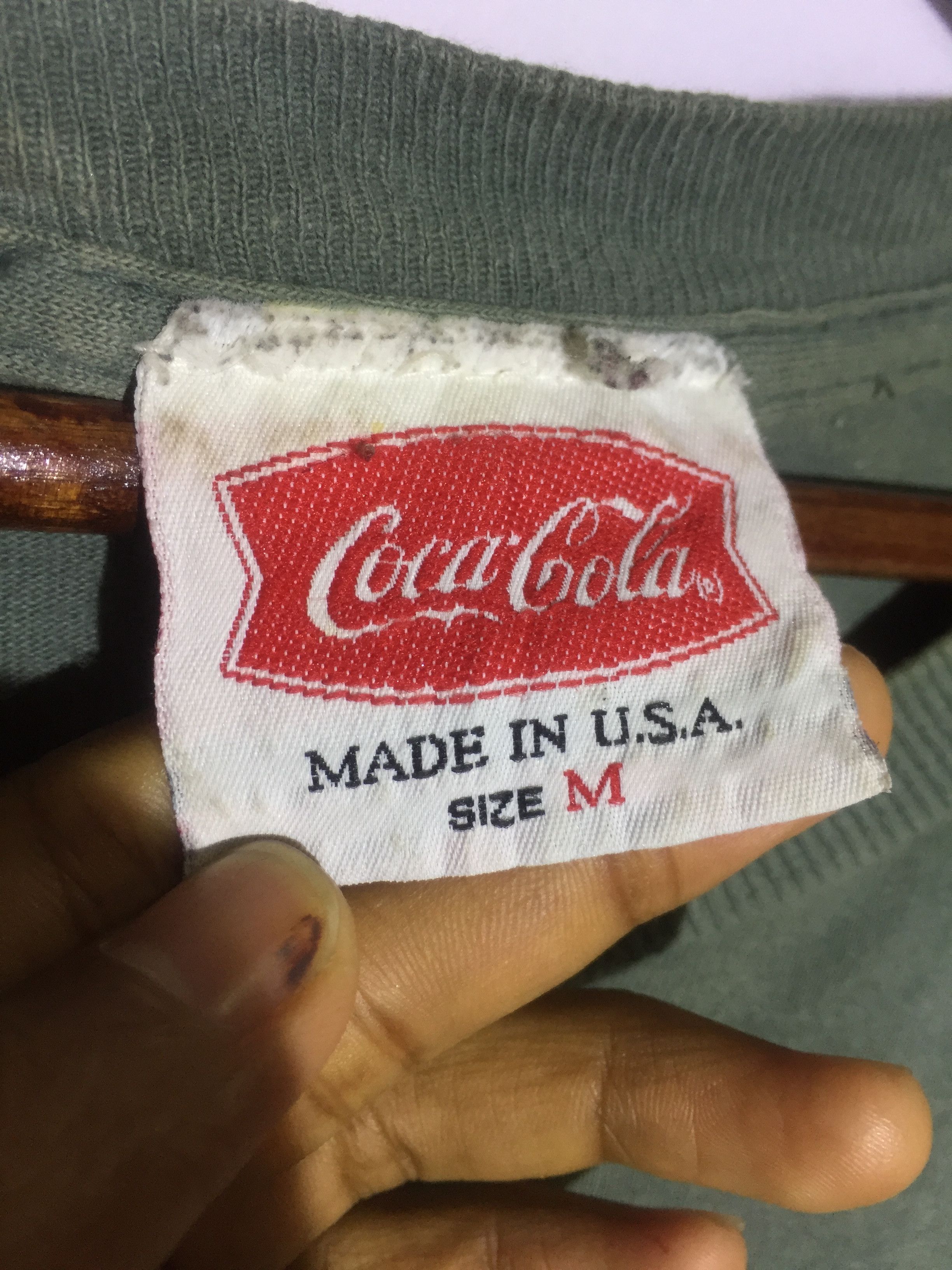 Coca Cola VIntage Coca Cola Coke Rusty Fade Single Stitch Tee Size US M / EU 48-50 / 2 - 9 Thumbnail
