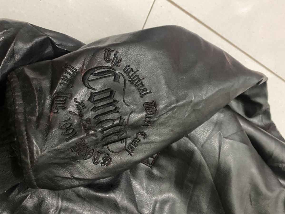 Rap Tees × Vintage Conart Straight Outta COMPTON Leather Jacket Size US L / EU 52-54 / 3 - 8 Thumbnail
