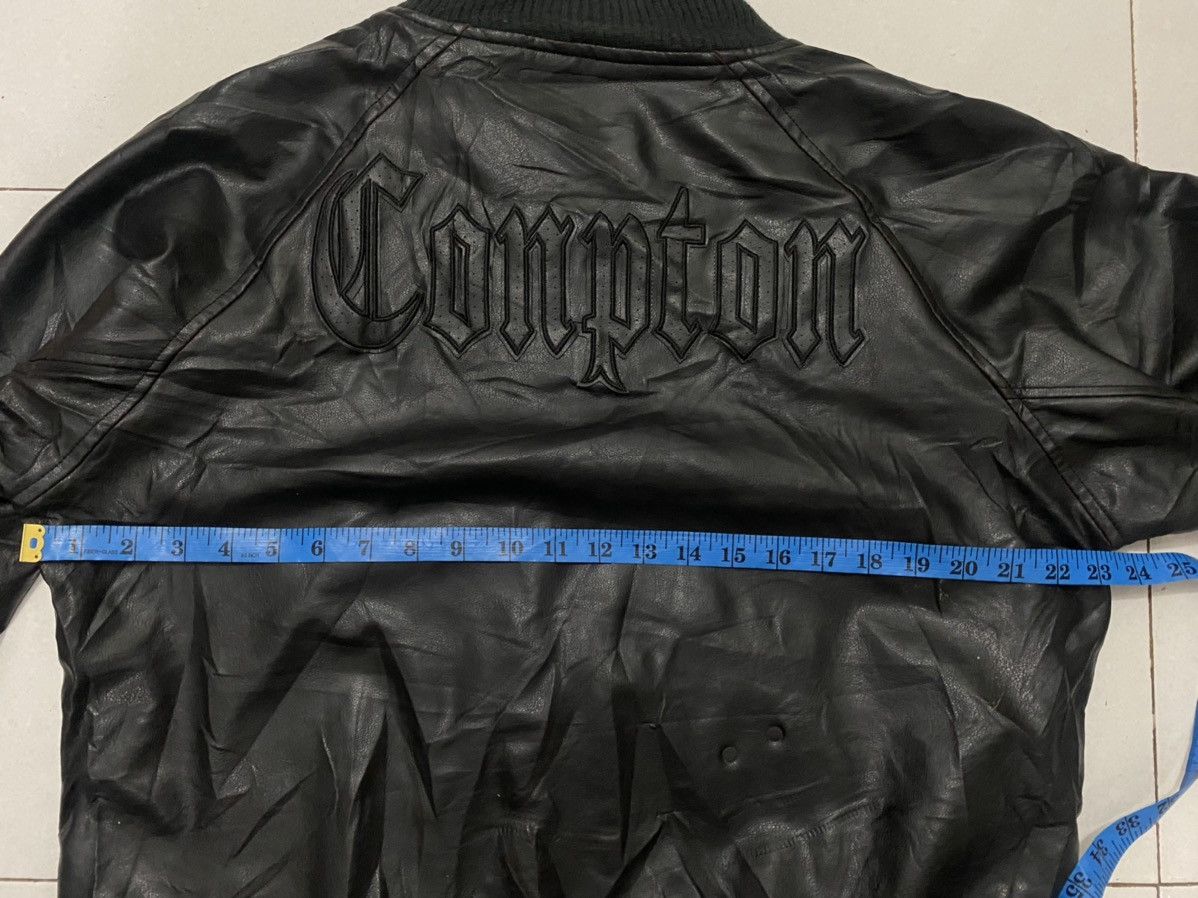 Rap Tees × Vintage Conart Straight Outta COMPTON Leather Jacket Size US L / EU 52-54 / 3 - 10 Thumbnail