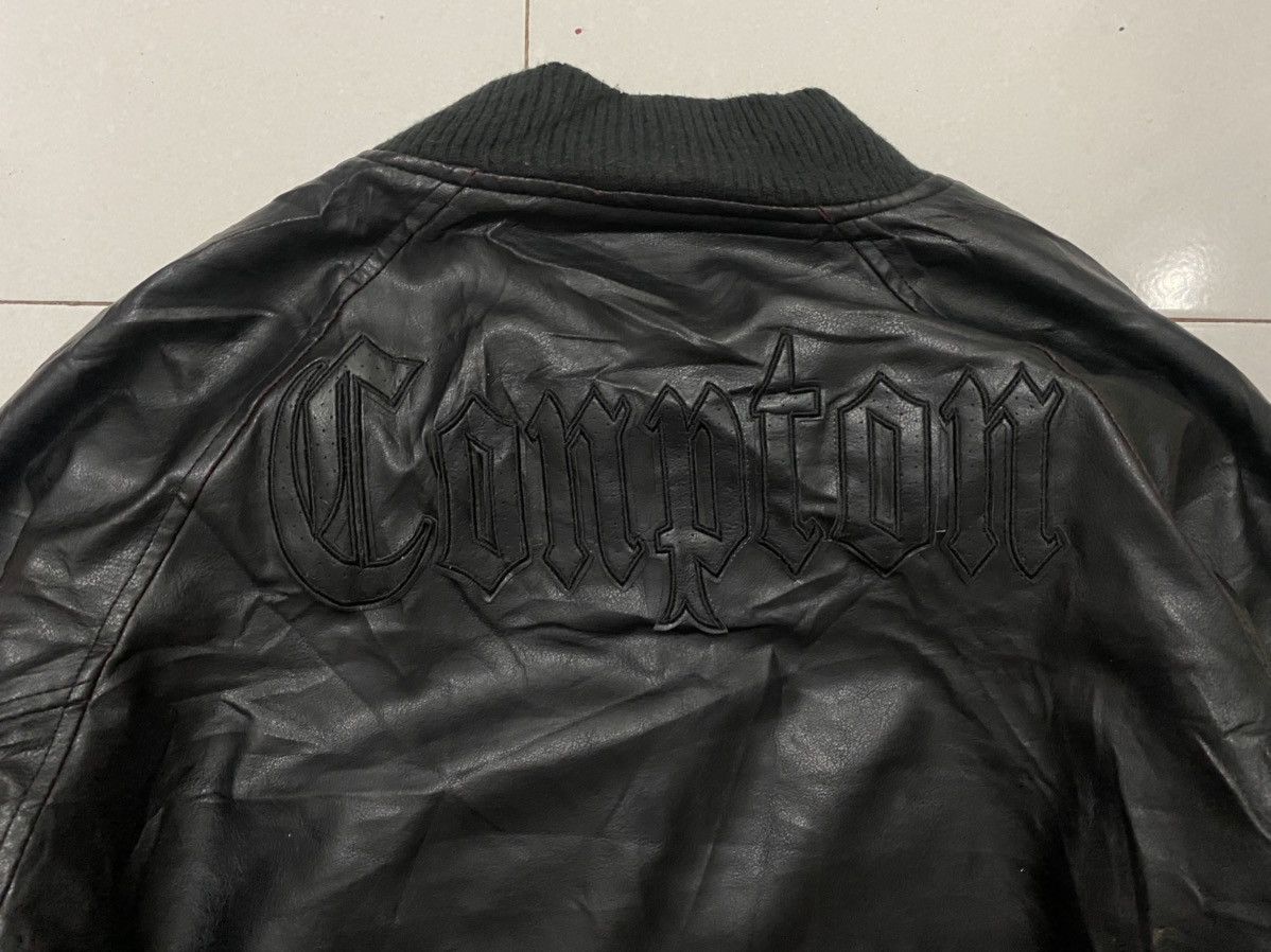 Rap Tees × Vintage Conart Straight Outta COMPTON Leather Jacket Size US L / EU 52-54 / 3 - 3 Thumbnail