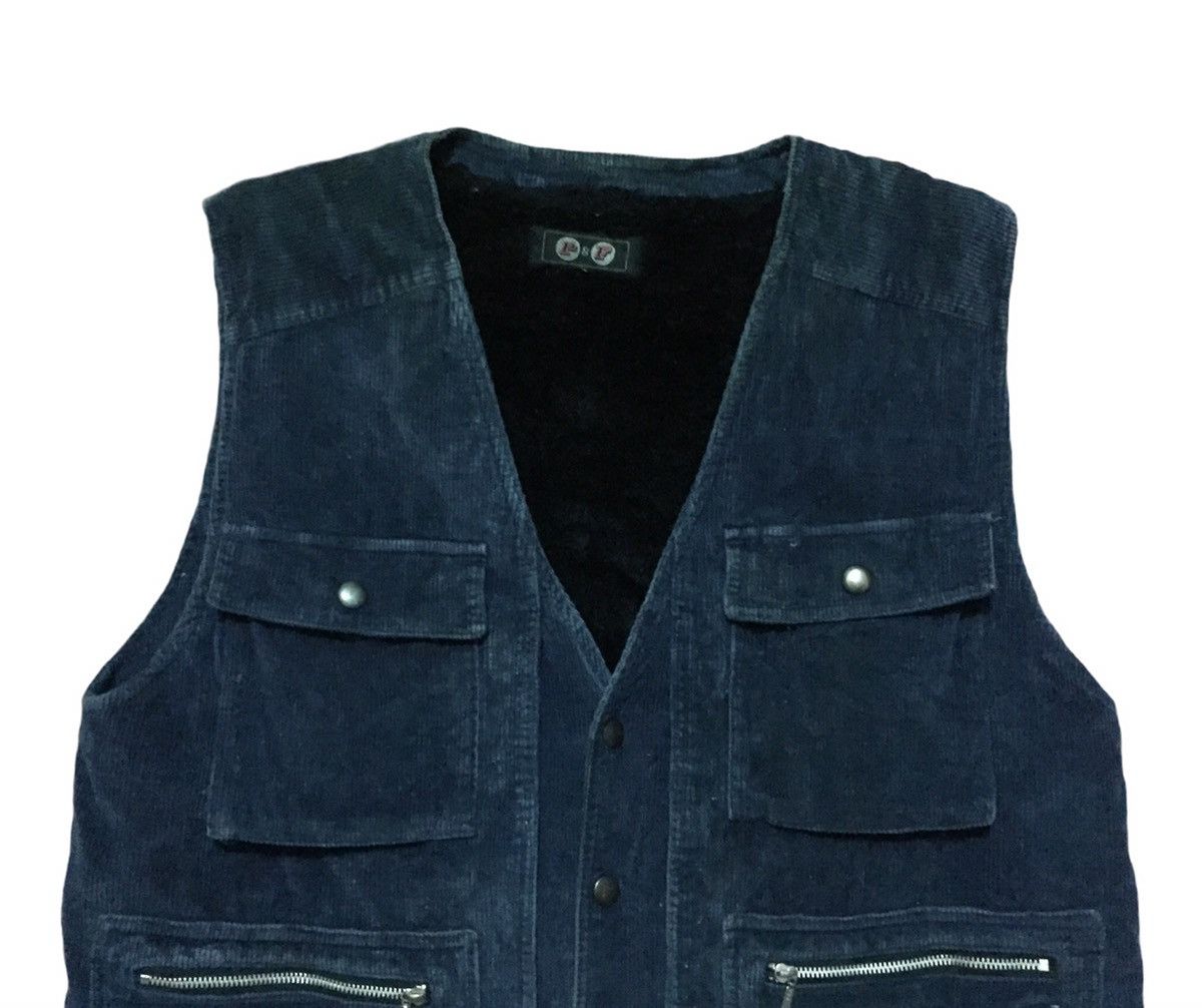 Japanese Brand P & F Coudroy Multipocket Vest Rare Size US L / EU 52-54 / 3 - 2 Thumbnail