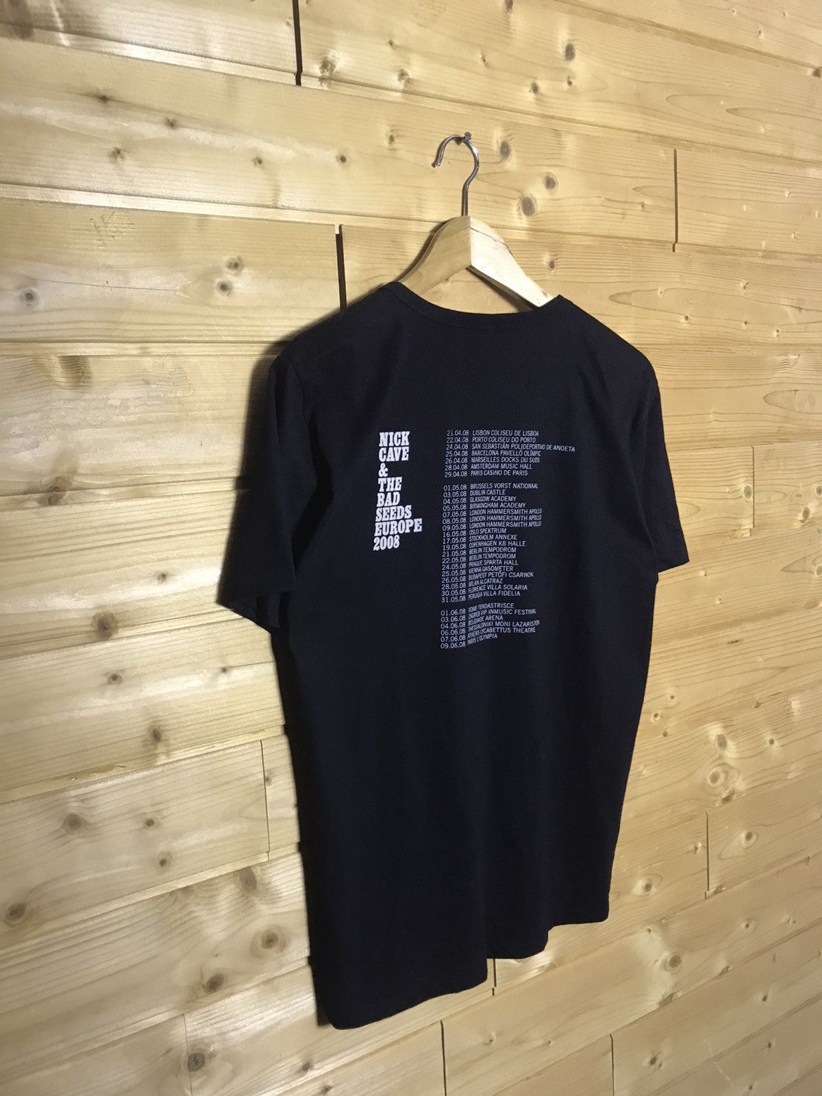 Band Tees Vintage Nick Cave and The Bad Seeds 2008 tour single stitch Size US L / EU 52-54 / 3 - 6 Thumbnail