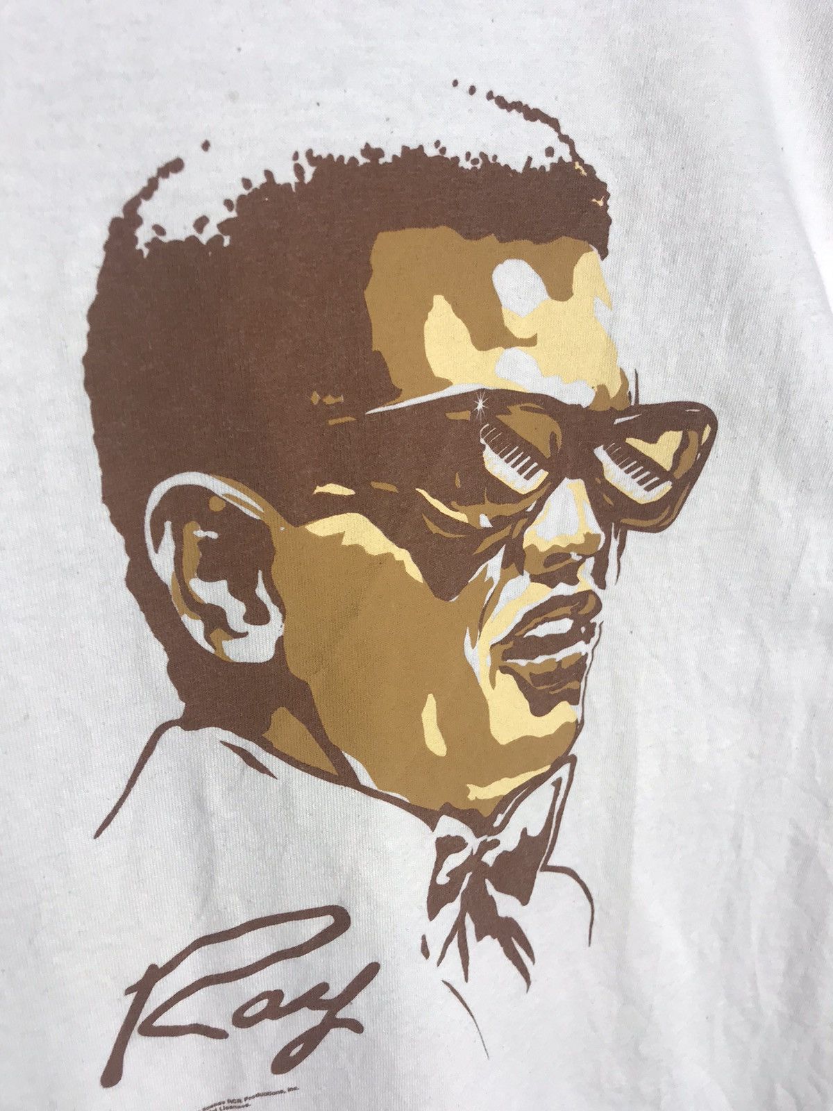 Band Tees 2005 Vintage Ray Charles t-shirt Size US L / EU 52-54 / 3 - 3 Thumbnail