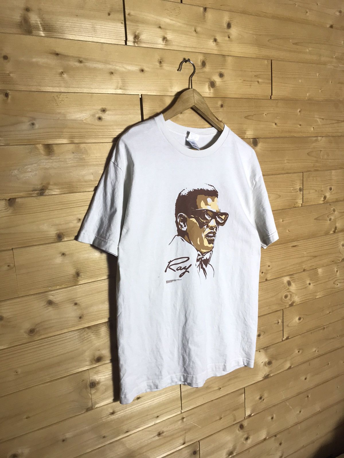 Band Tees 2005 Vintage Ray Charles t-shirt Size US L / EU 52-54 / 3 - 1 Thumbnail
